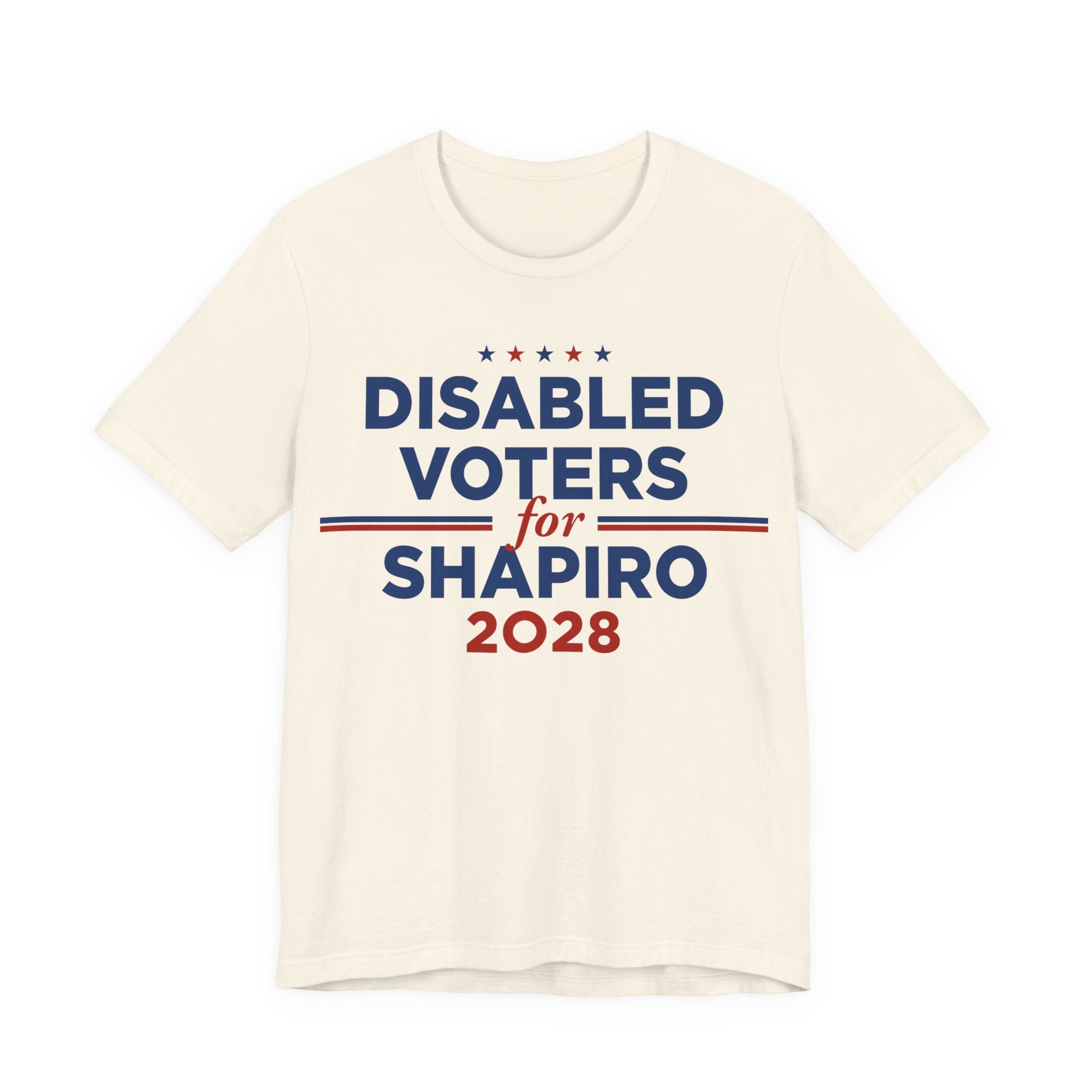Disabled Voters for Josh Shapiro for President Campaign T-Shirt 2028