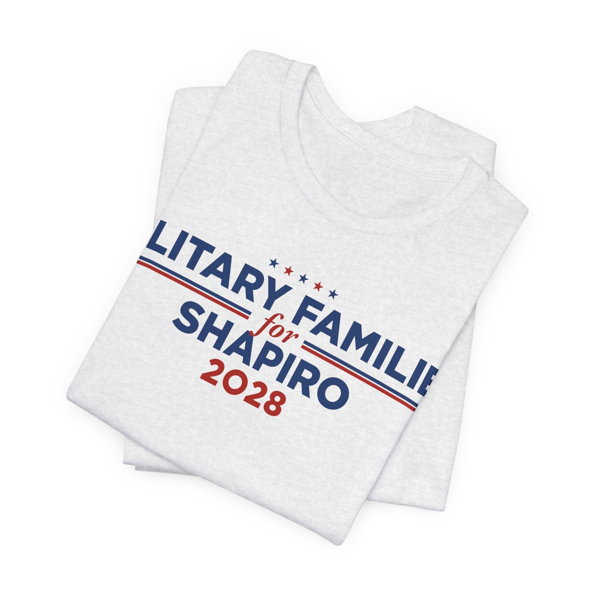 Military Families for Josh Shapiro for President Campaign T-Shirt 2028