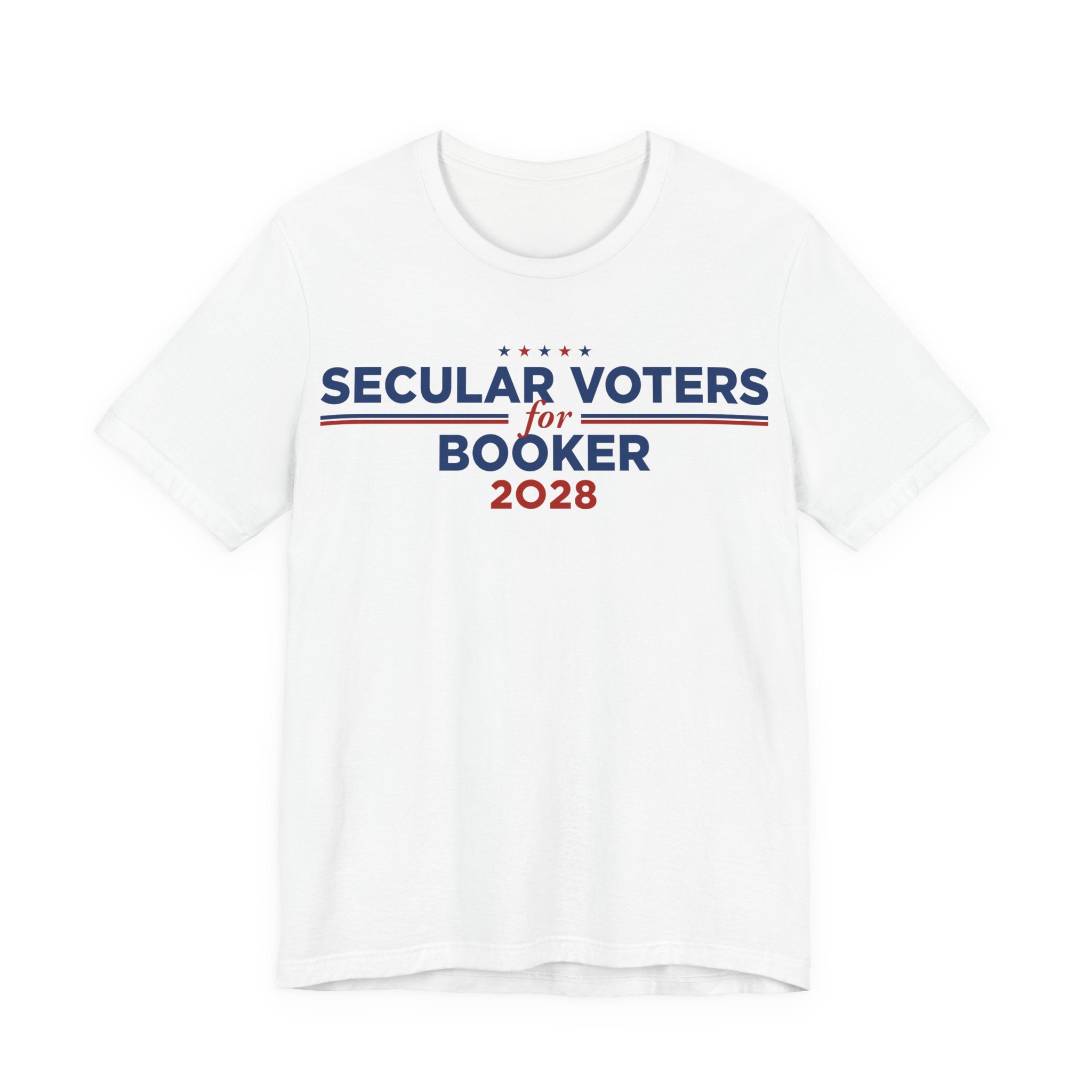 Secular Voters for Cory Booker for President Campaign T-Shirt 2028