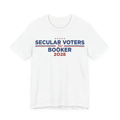 Secular Voters for Cory Booker for President Campaign T-Shirt 2028