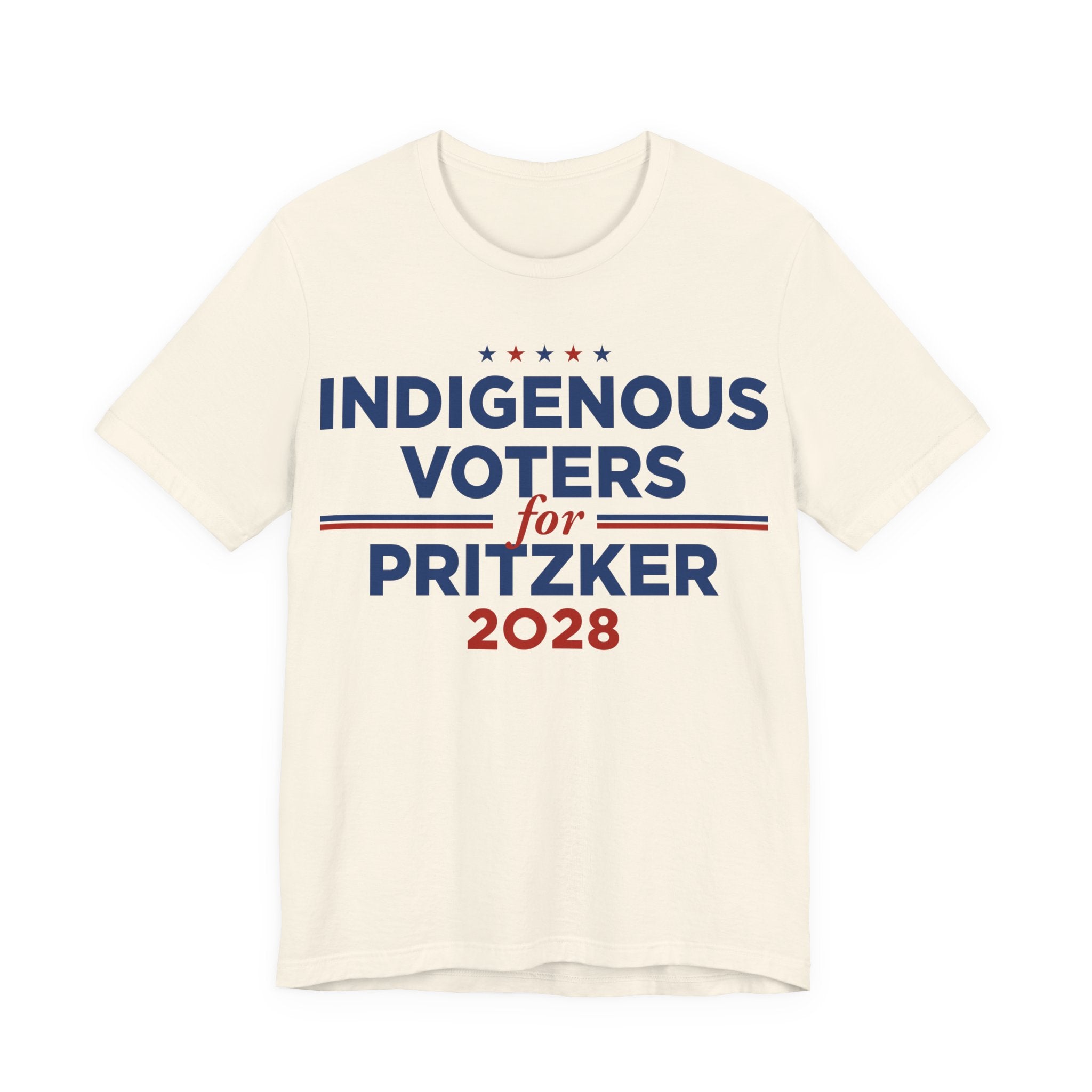 Indigenous Voters / Native Americans for J.B. Pritzker for President Campaign T-Shirt 2028