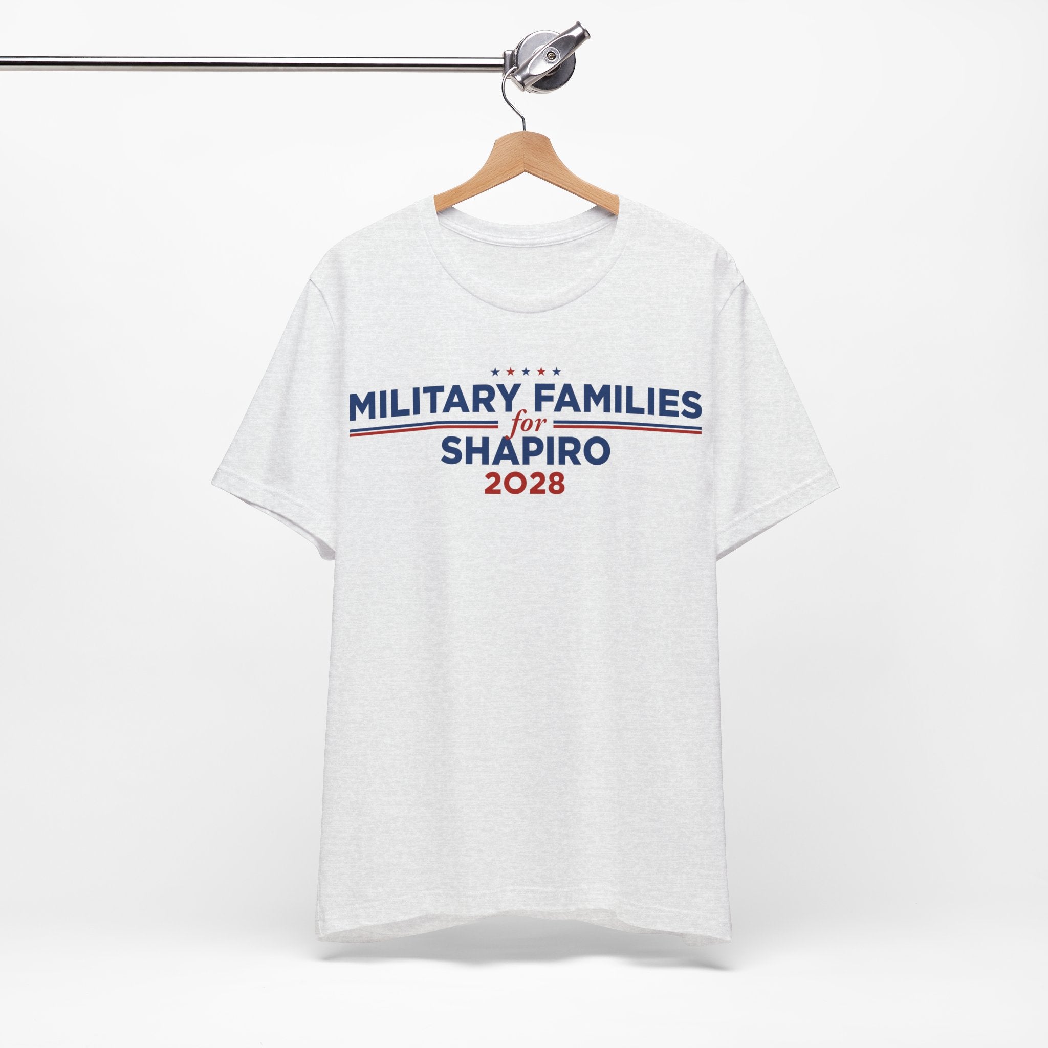 Military Families for Josh Shapiro for President Campaign T-Shirt 2028