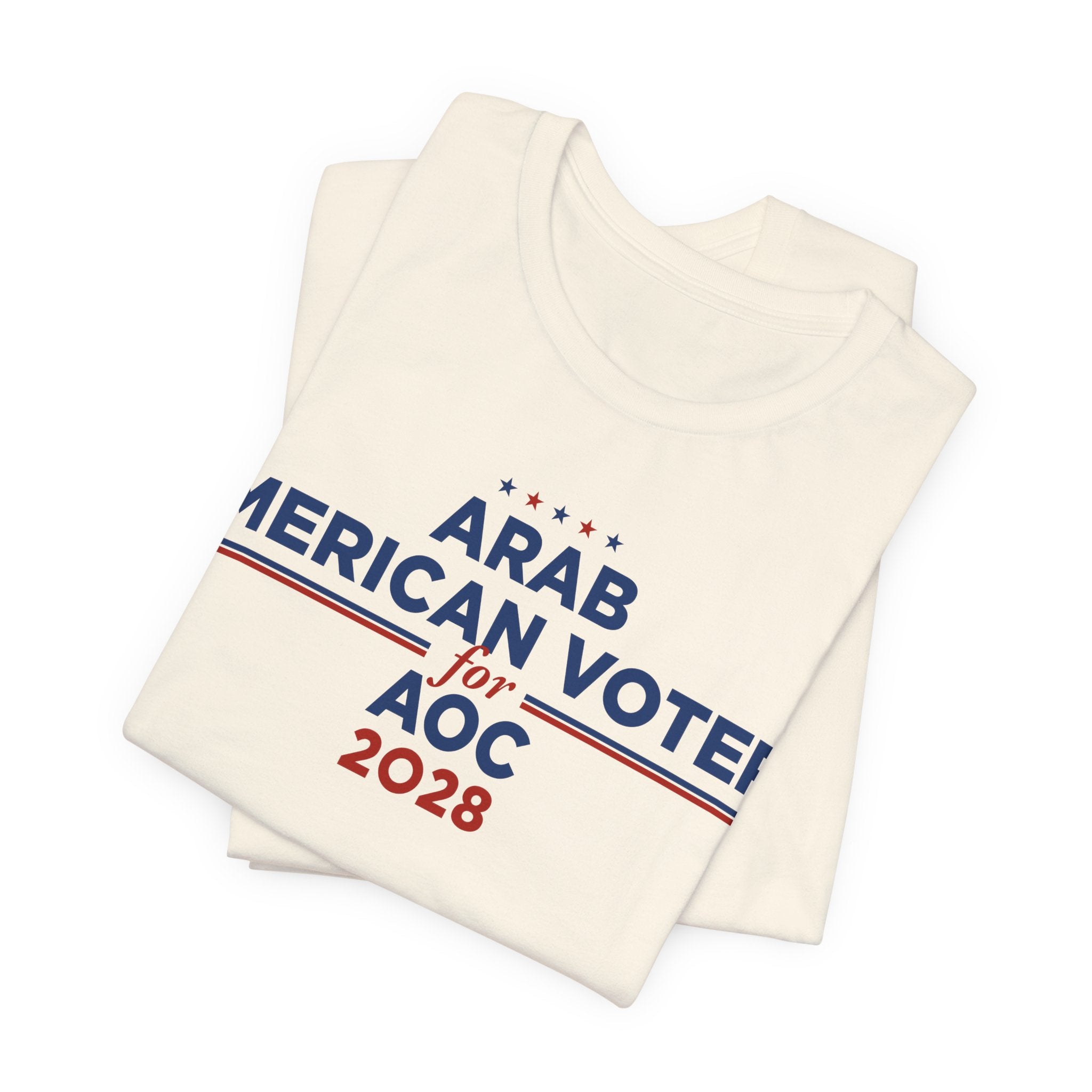 Arab American Voters for AOC for President Campaign T-Shirt 2028