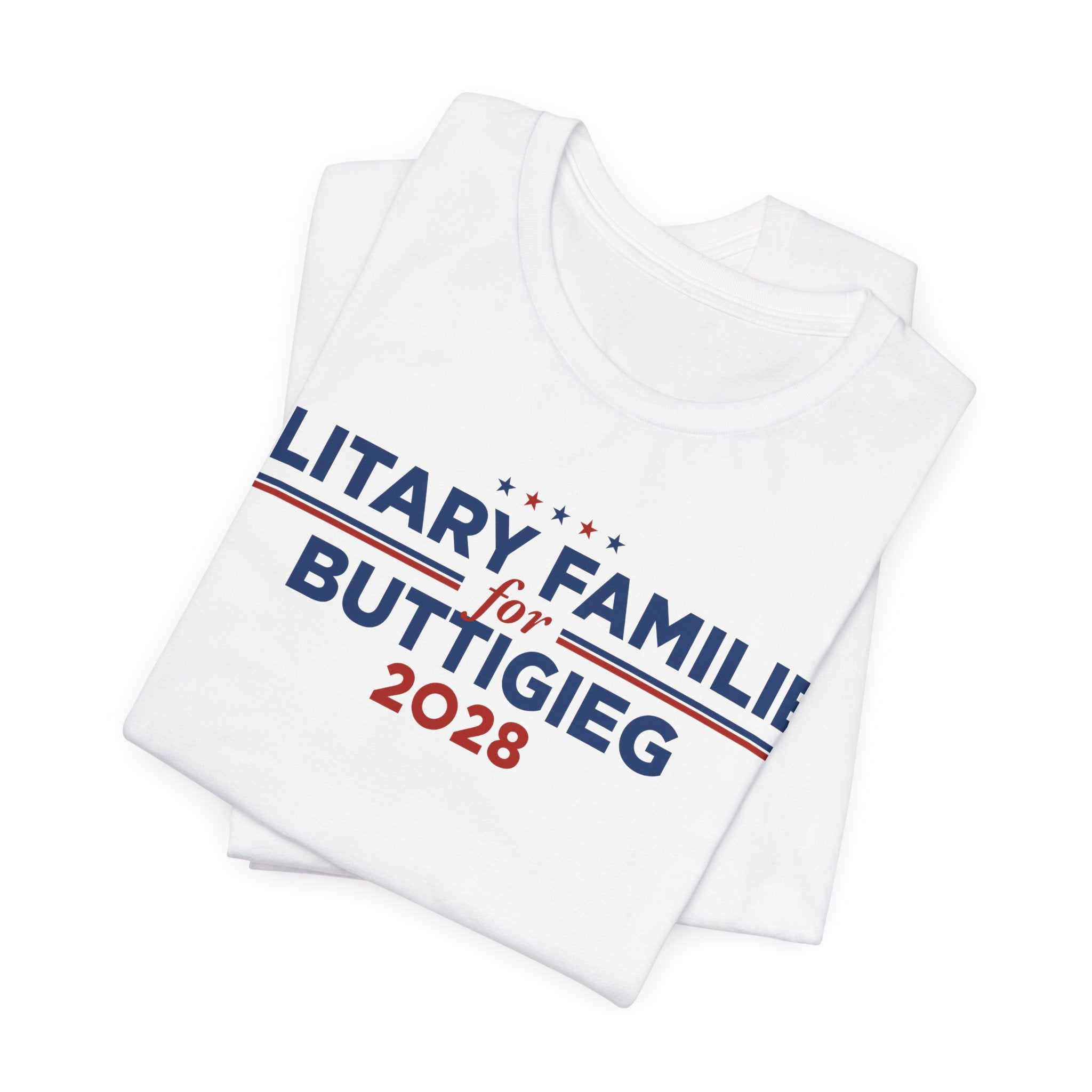 Military Families for Pete Buttigieg for President Campaign T-Shirt 2028
