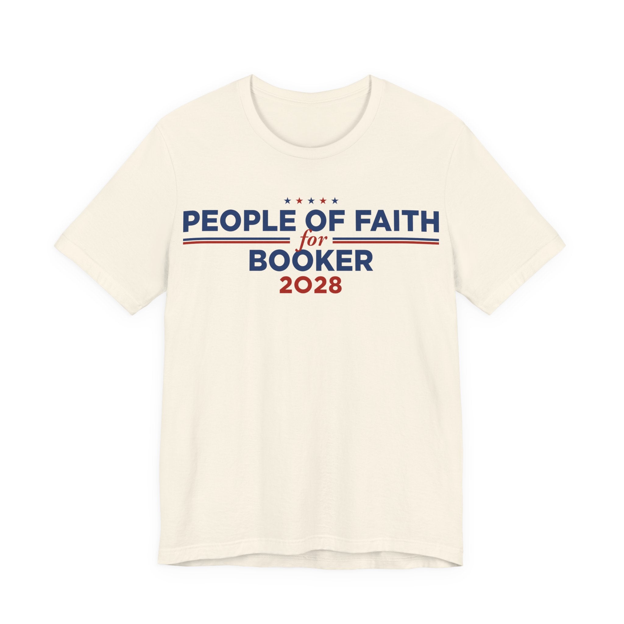 People of Faith for Cory Booker for President Campaign T-Shirt 2028