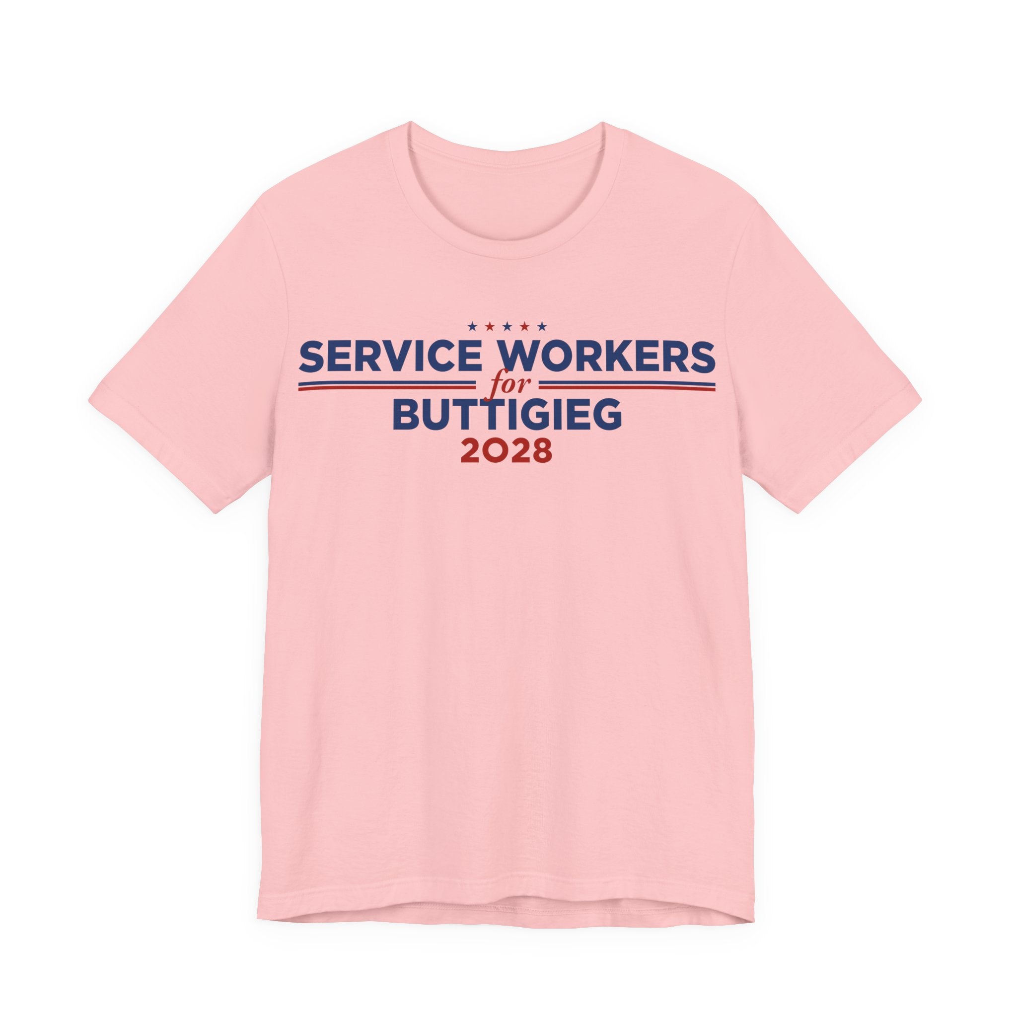 Service Workers for Pete Buttigieg for President Campaign T-Shirt 2028