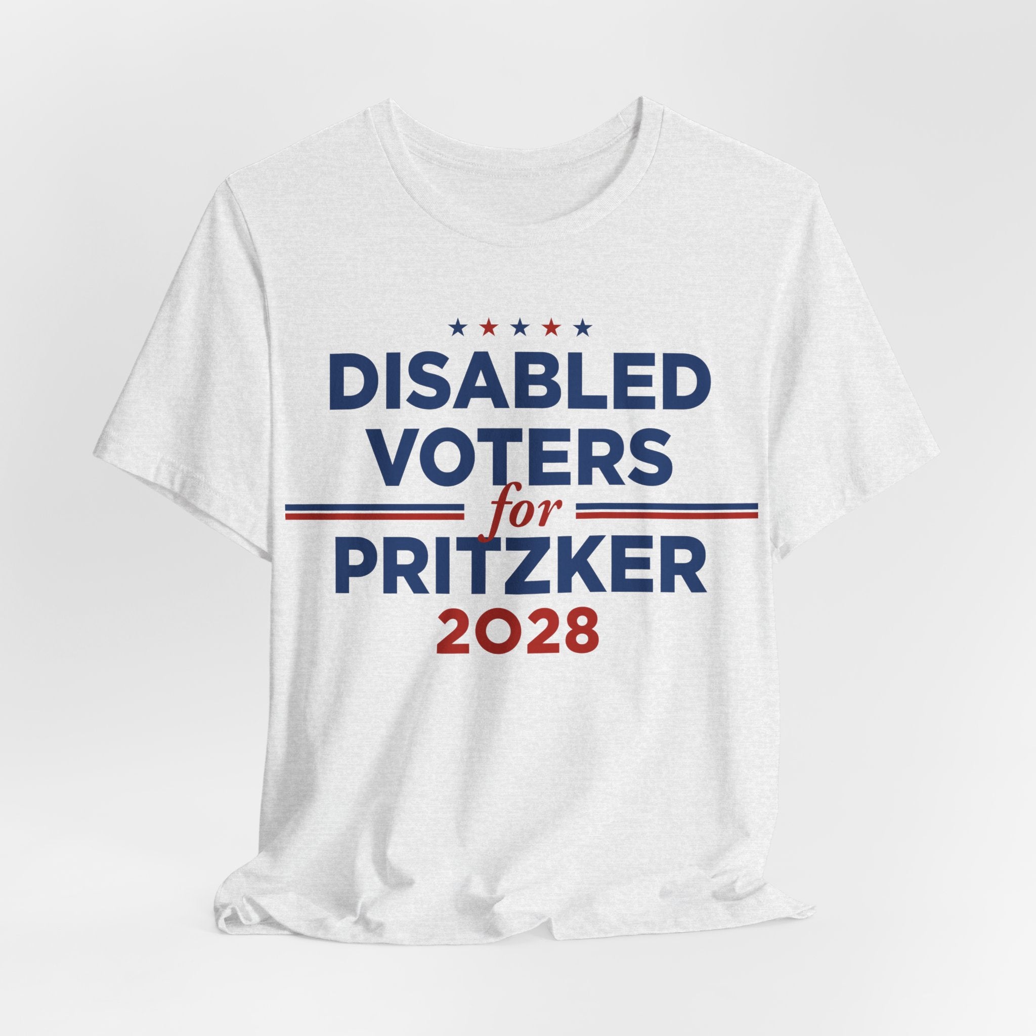 Disabled Voters for J.B. Pritzker for President Campaign T-Shirt 2028