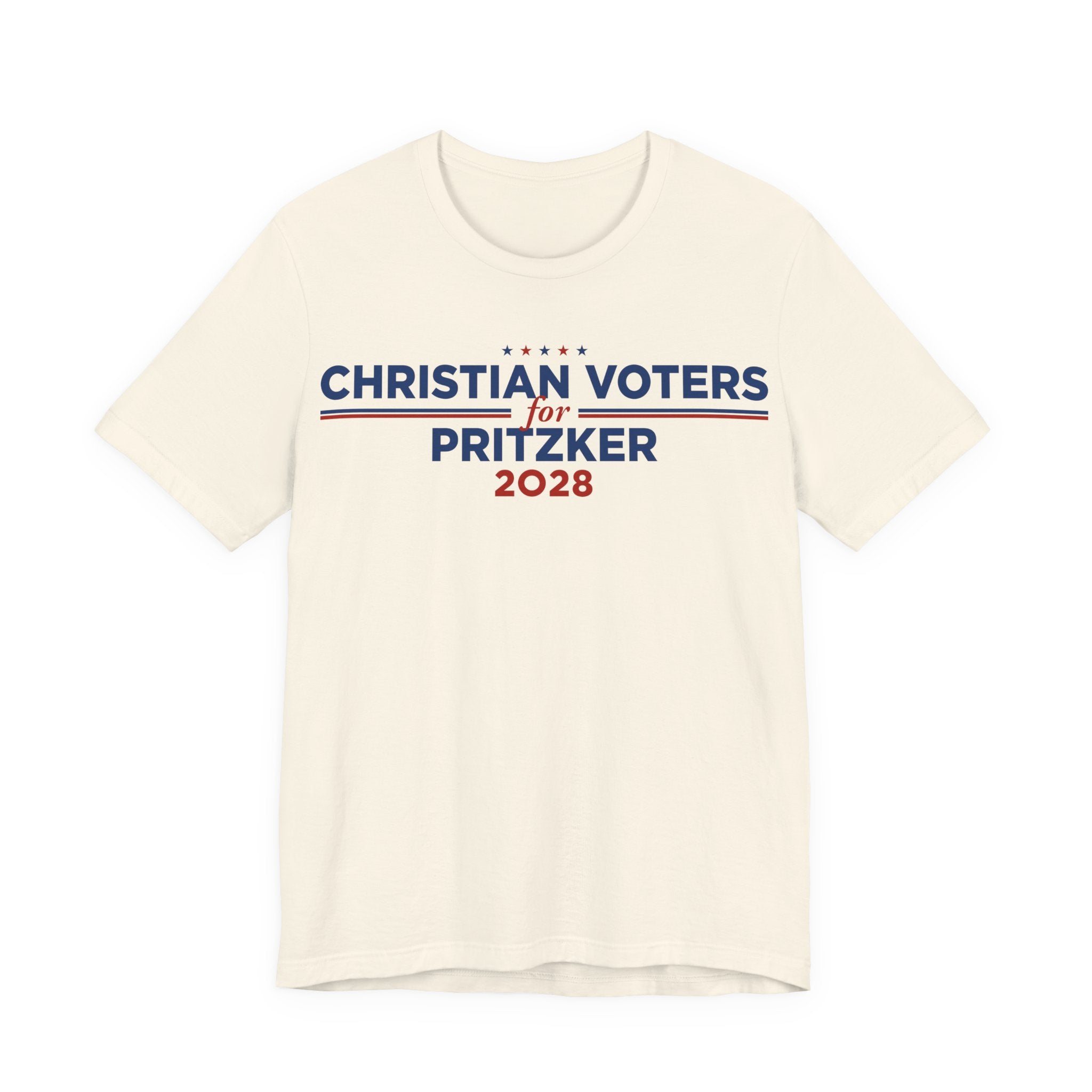 Christian Voters for J.B. Pritzker for President Campaign T-Shirt 2028