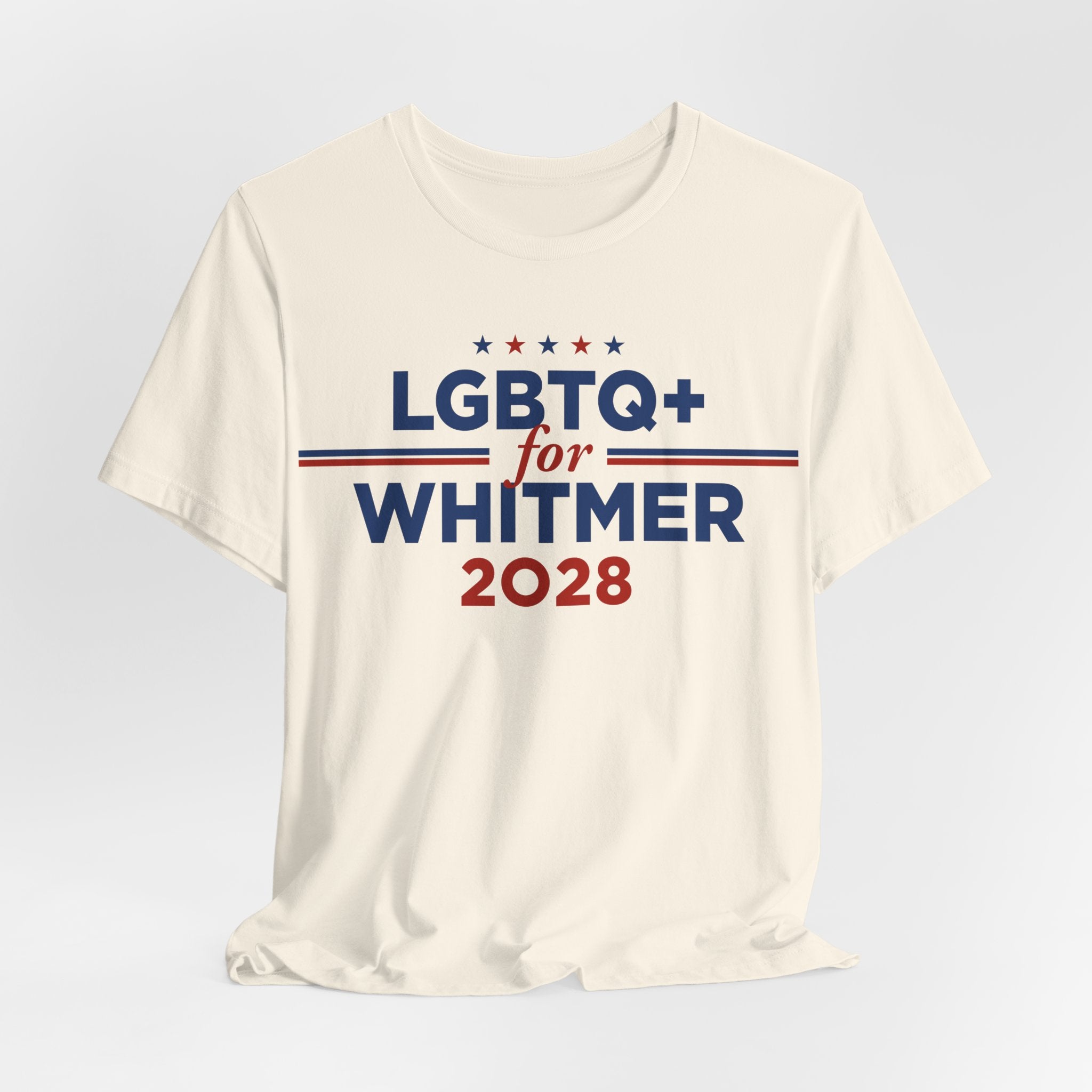 LGBTQ+ for Gretchen Whitmer for President Campaign T-Shirt 2028