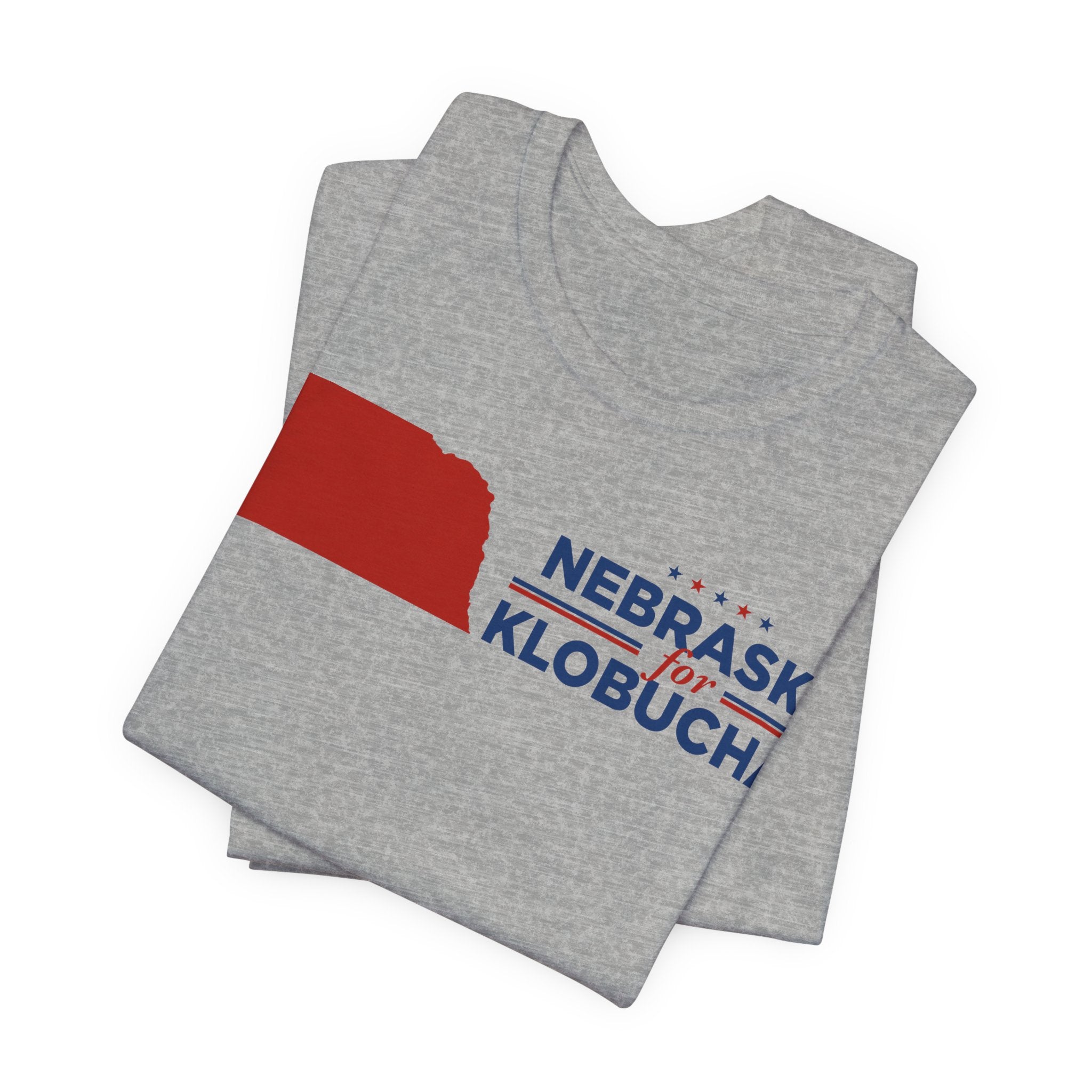 Nebraska for Amy Klobuchar for President Campaign T-Shirt 2028