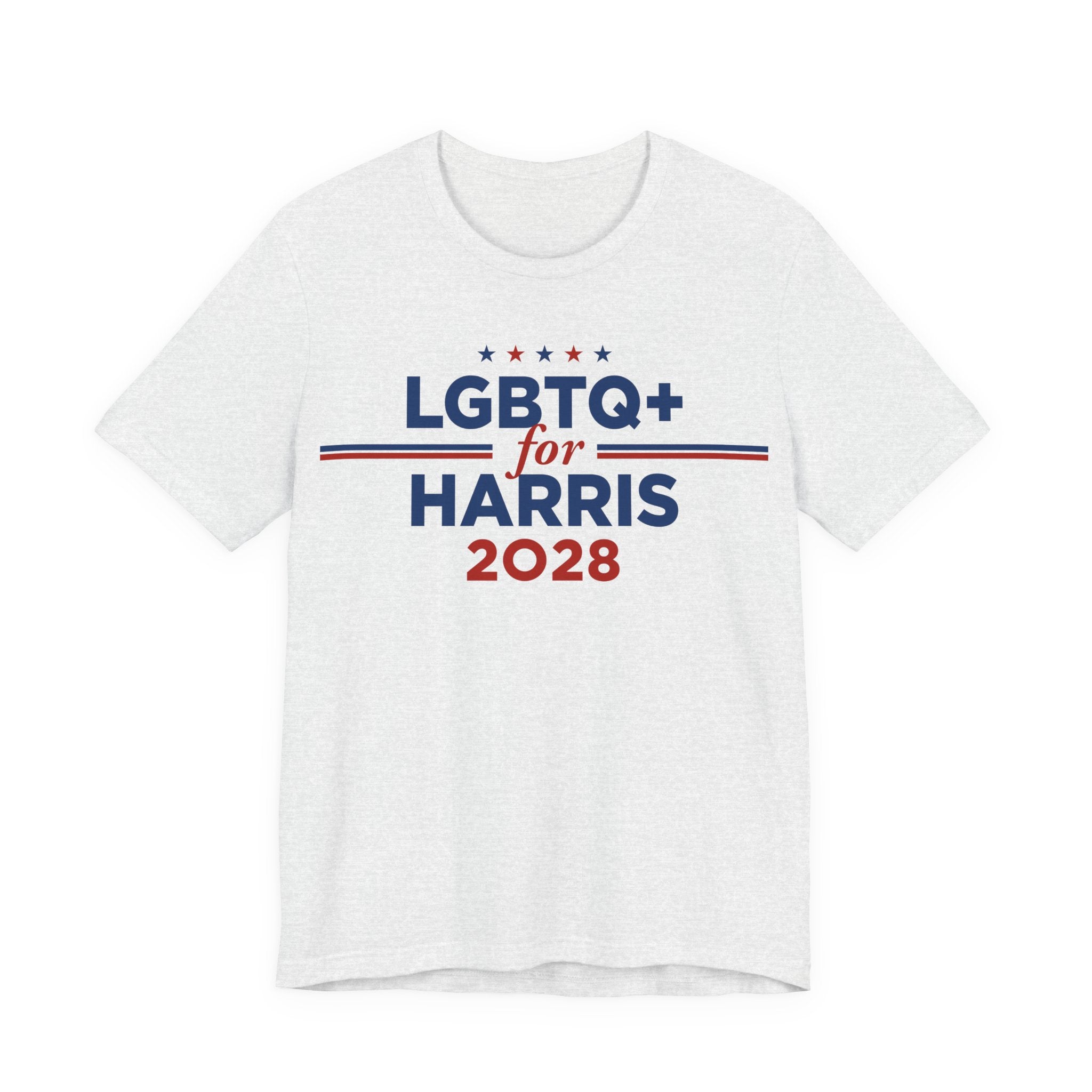 LGBTQ+ for Kamala Harris for President Campaign T-Shirt 2028