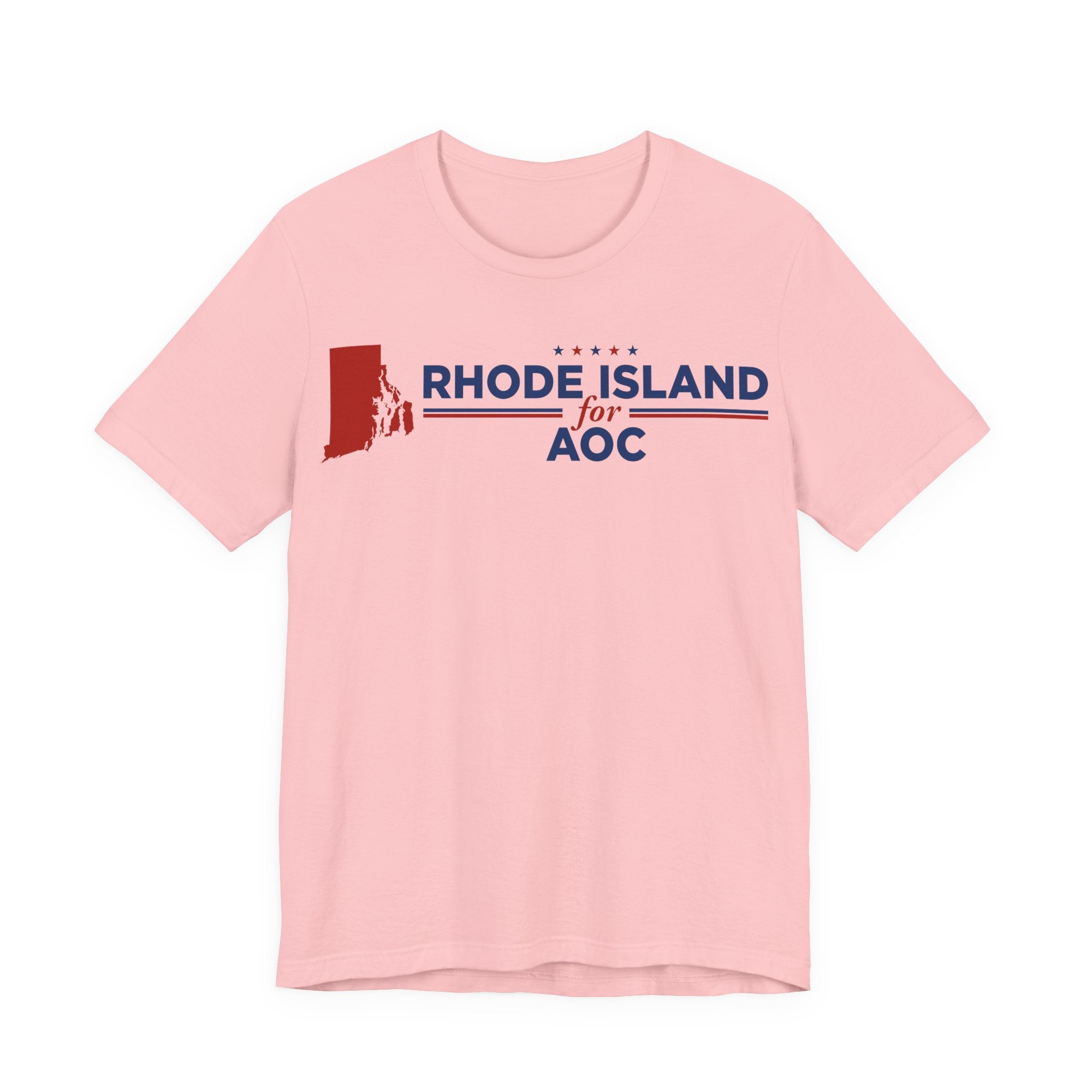 Rhode Island for AOC for President Campaign T-Shirt 2028