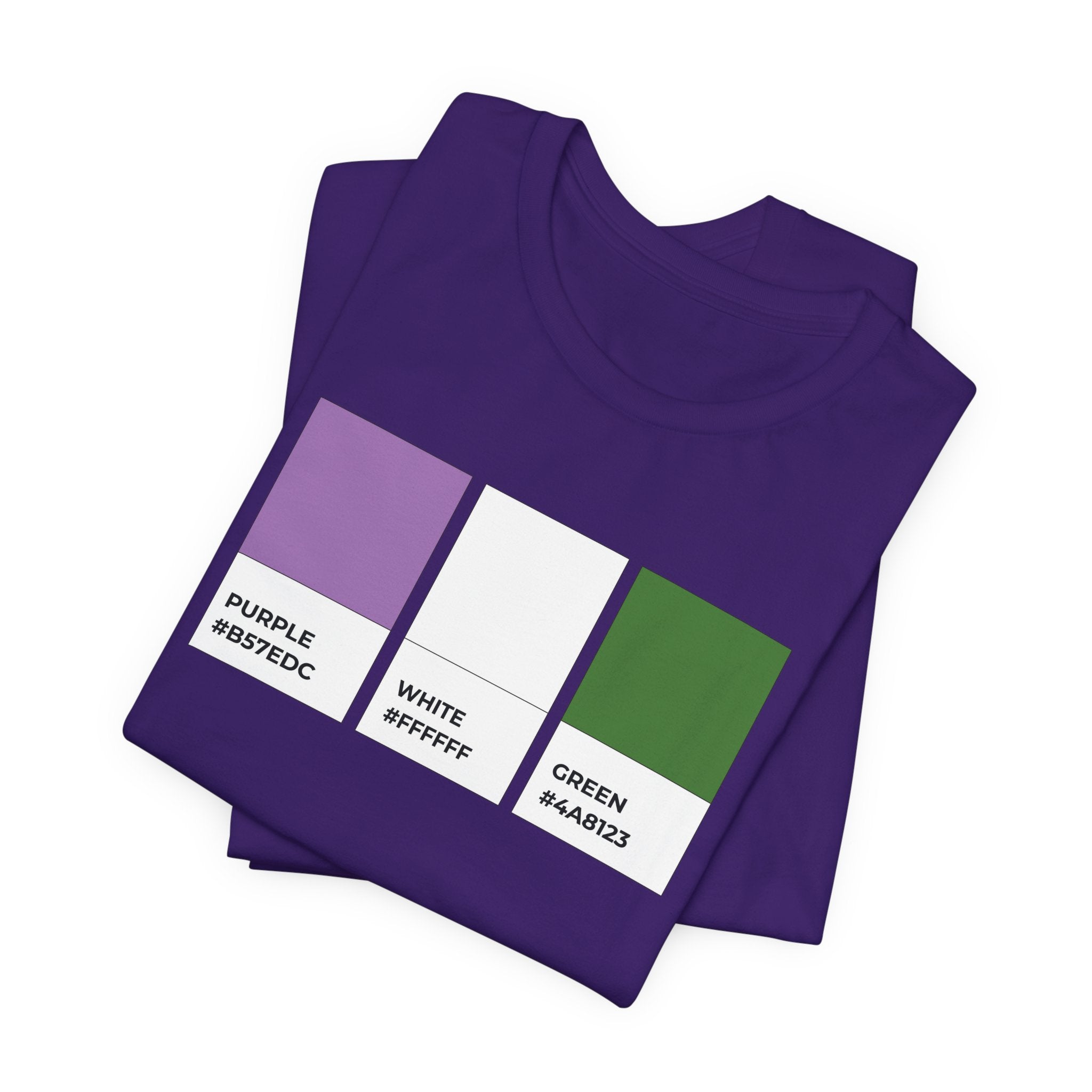 Funny Genderqueer Pride Flag Pantone Colors Unisex Jersey Short Sleeve T-Shirt