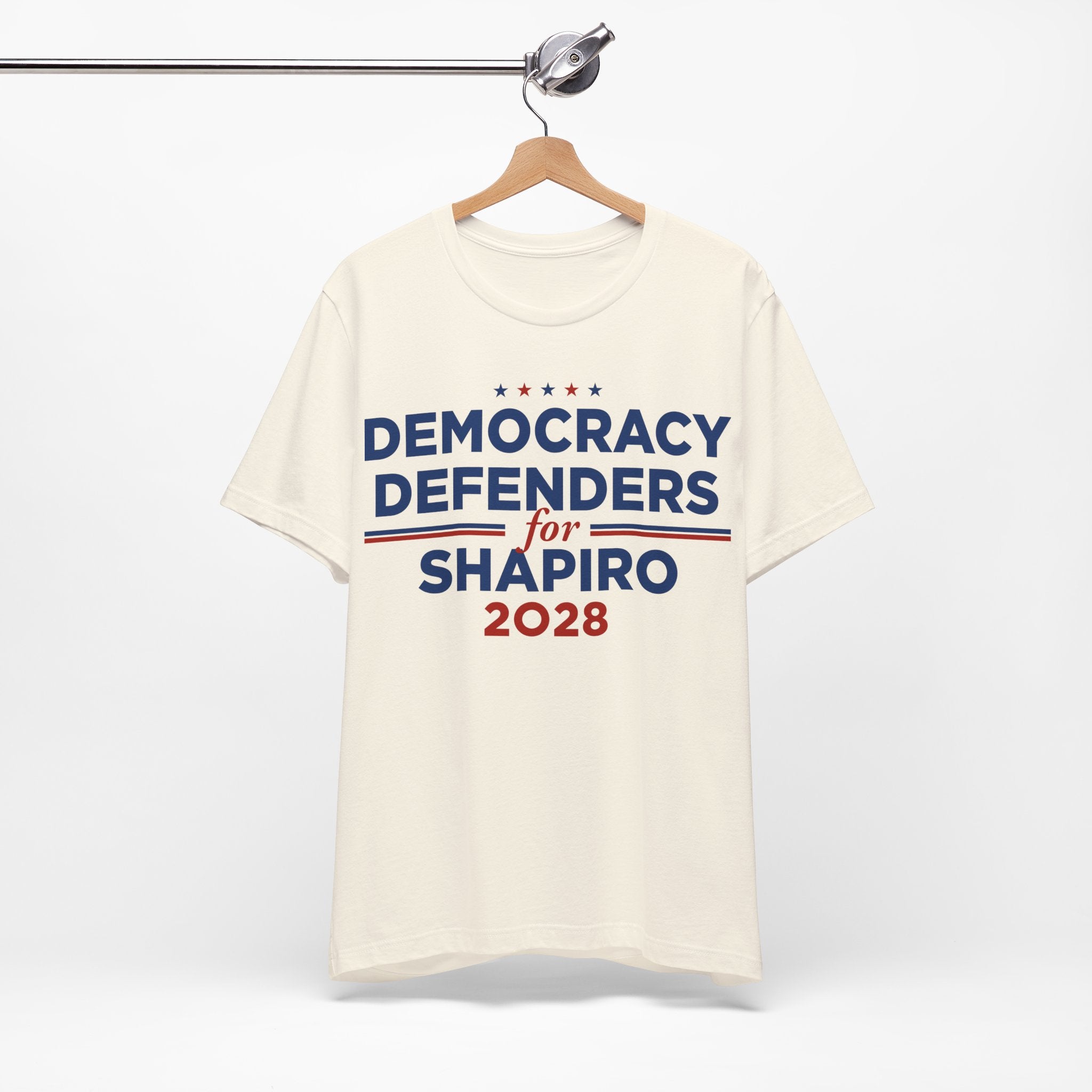 Democracy Defenders for Josh Shapiro for President Campaign T-Shirt 2028