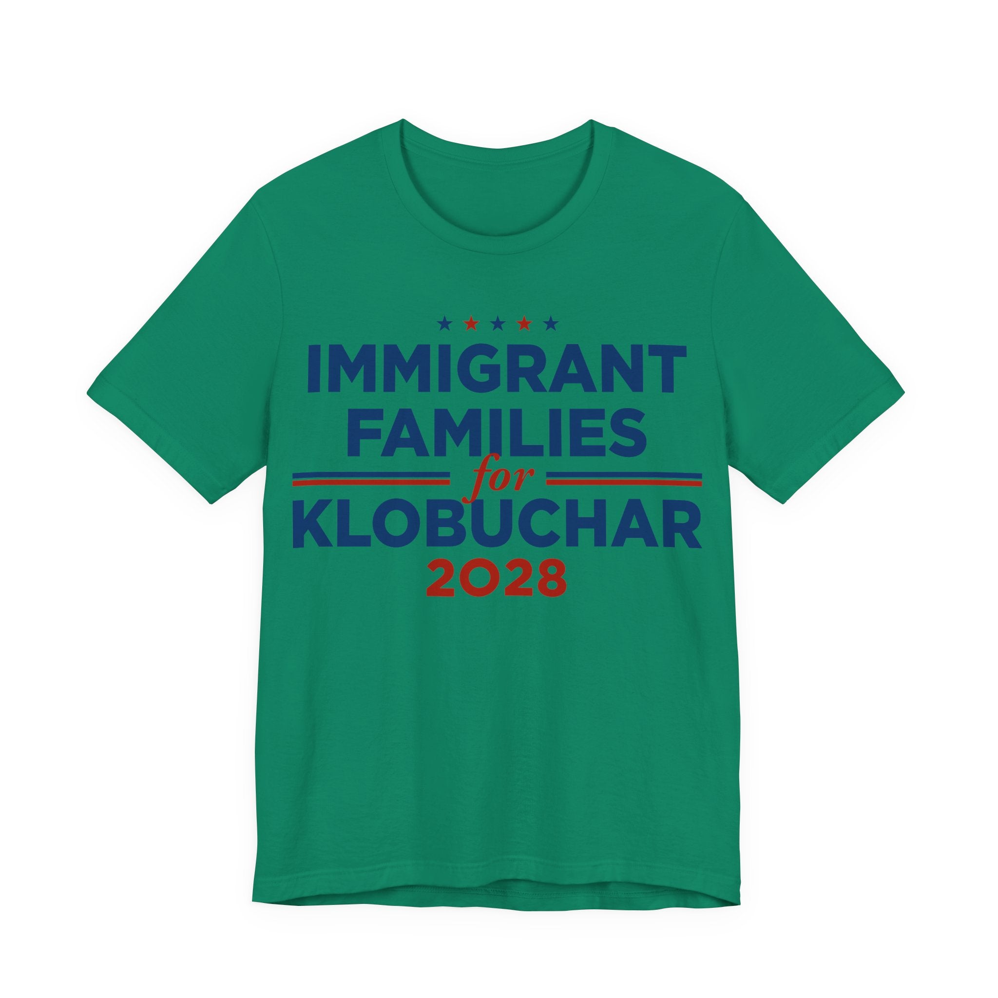 Immigrant Families for Amy Klobuchar for President Campaign T-Shirt 2028