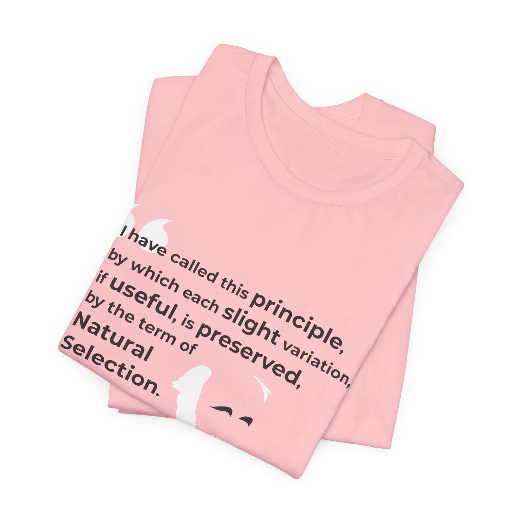 Charles Darwin Natural Selection Unisex Jersey Short Sleeve T-Shirt - Science Enthusiast