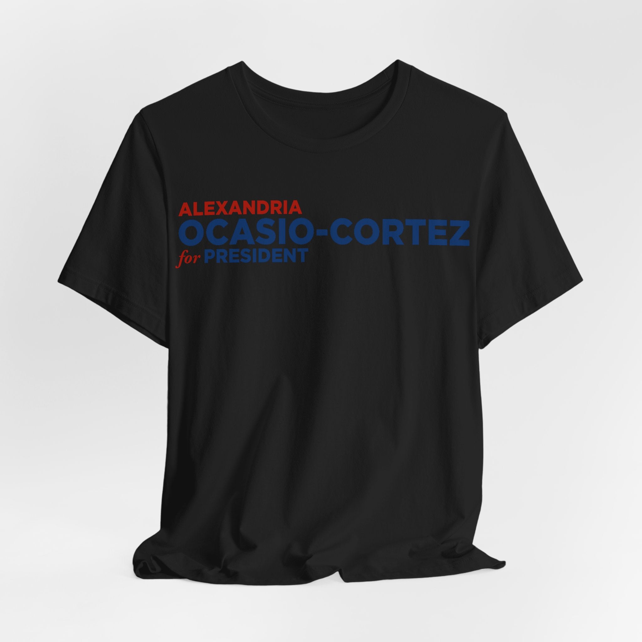 Alexandria Ocasio-Cortez AOC for President Campaign T-Shirt 2028