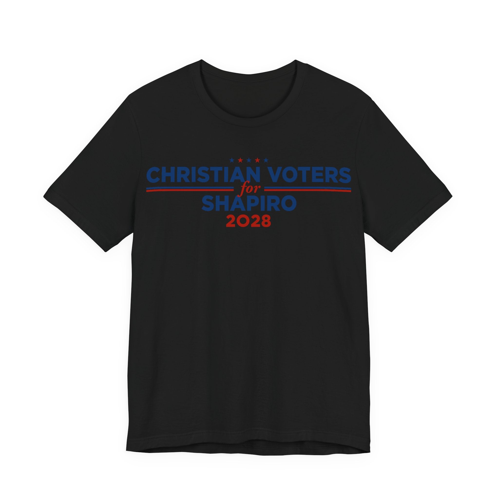 Christian Voters for Josh Shapiro for President Campaign T-Shirt 2028