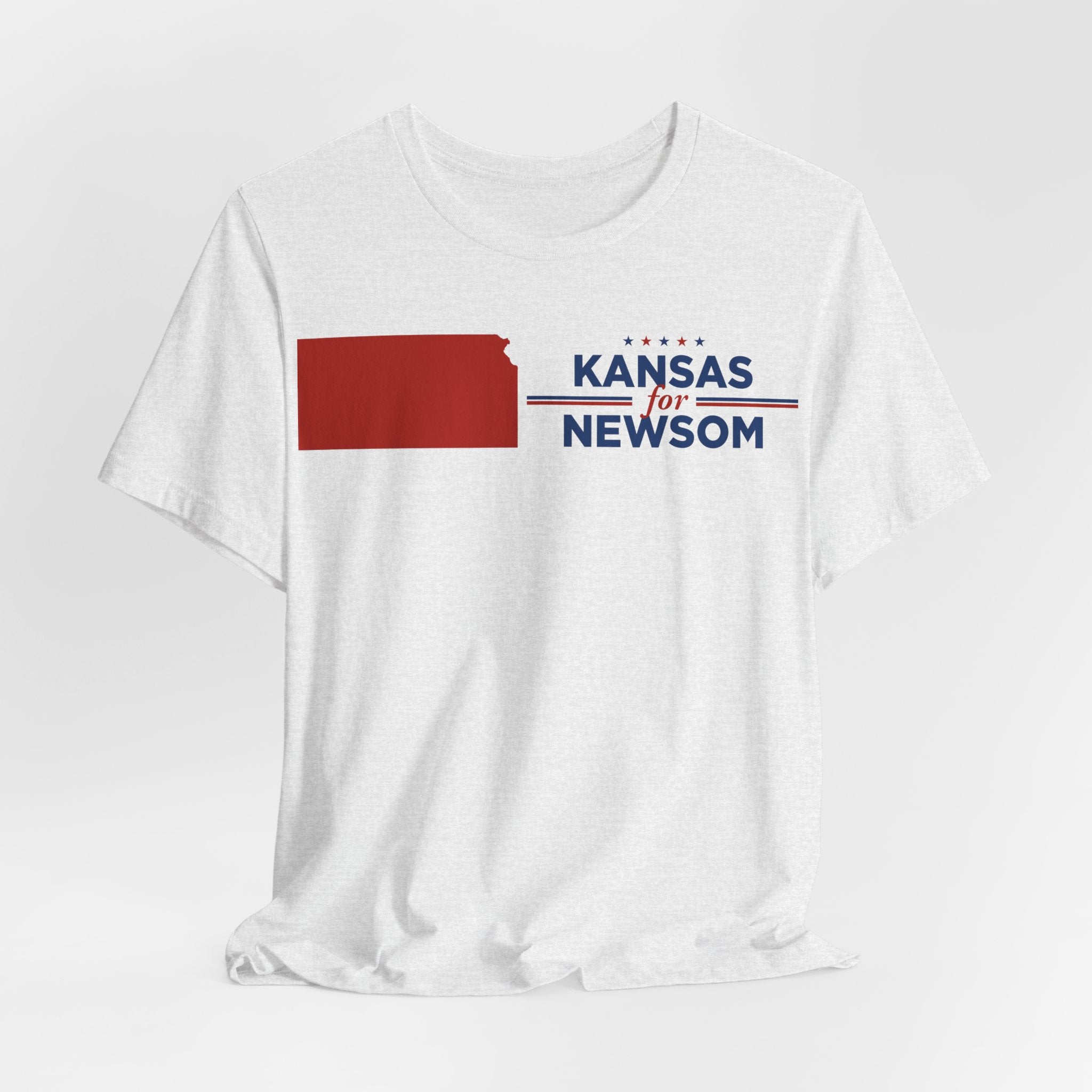 Kansas for Gavin Newsom for President Campaign T-Shirt 2028