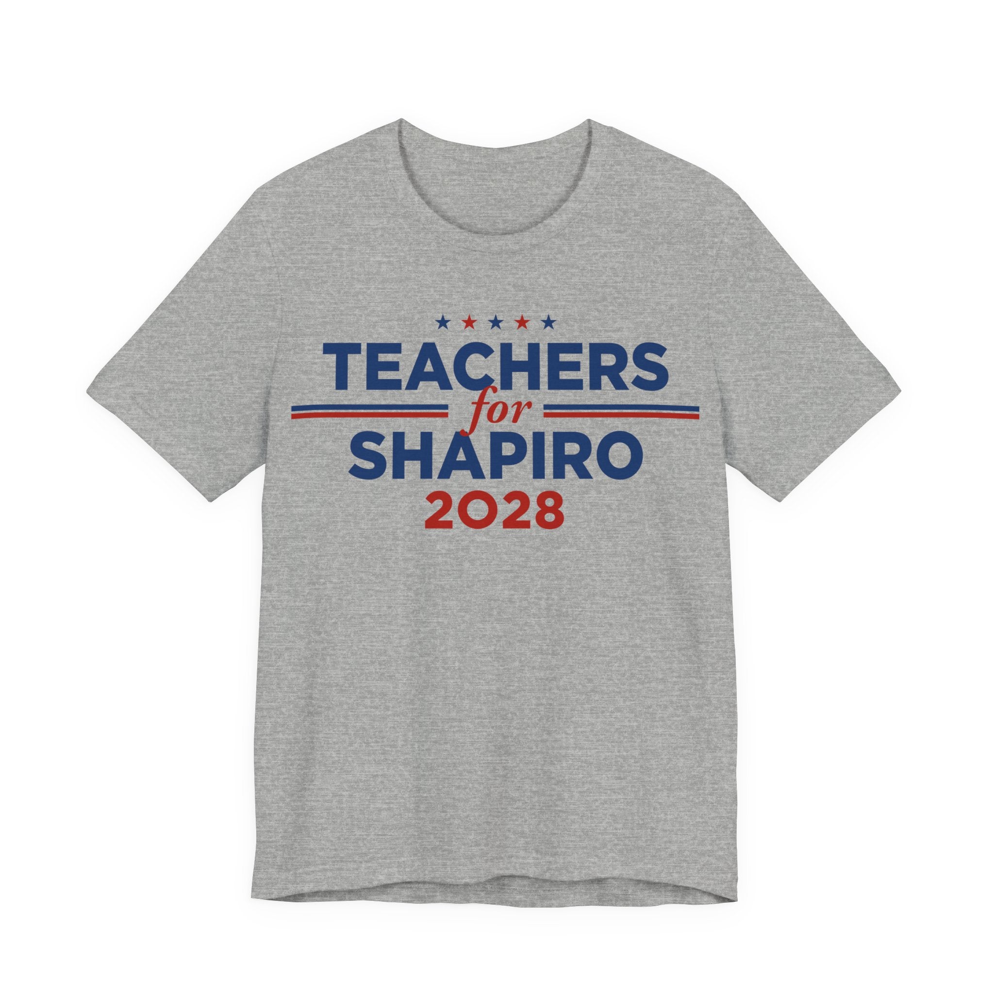 Teachers for Josh Shapiro for President Campaign T-Shirt 2028