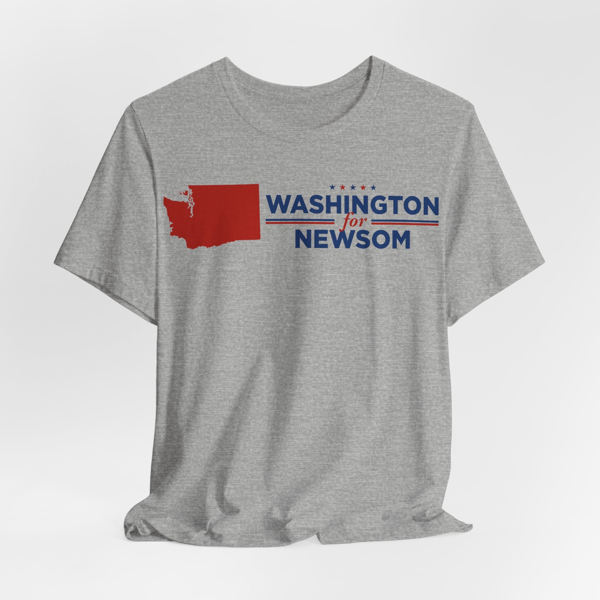 Washington for Gavin Newsom for President Campaign T-Shirt 2028