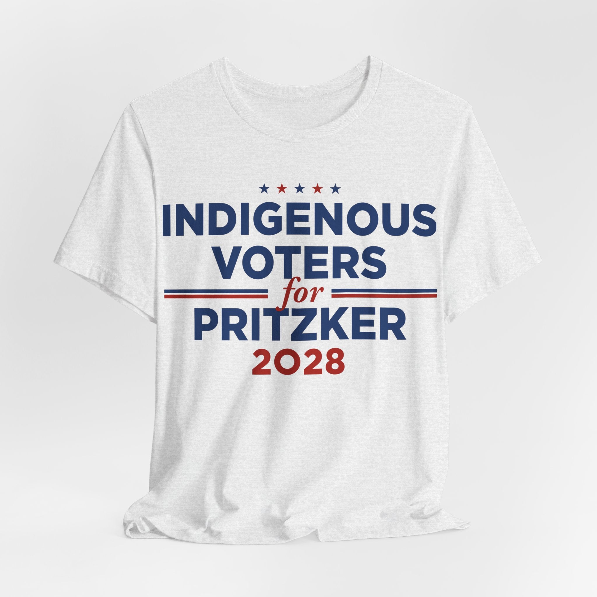 Indigenous Voters / Native Americans for J.B. Pritzker for President Campaign T-Shirt 2028