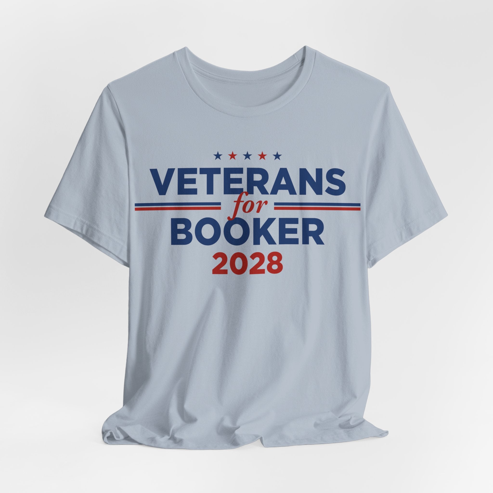 Veterans for Cory Booker for President Campaign T-Shirt 2028
