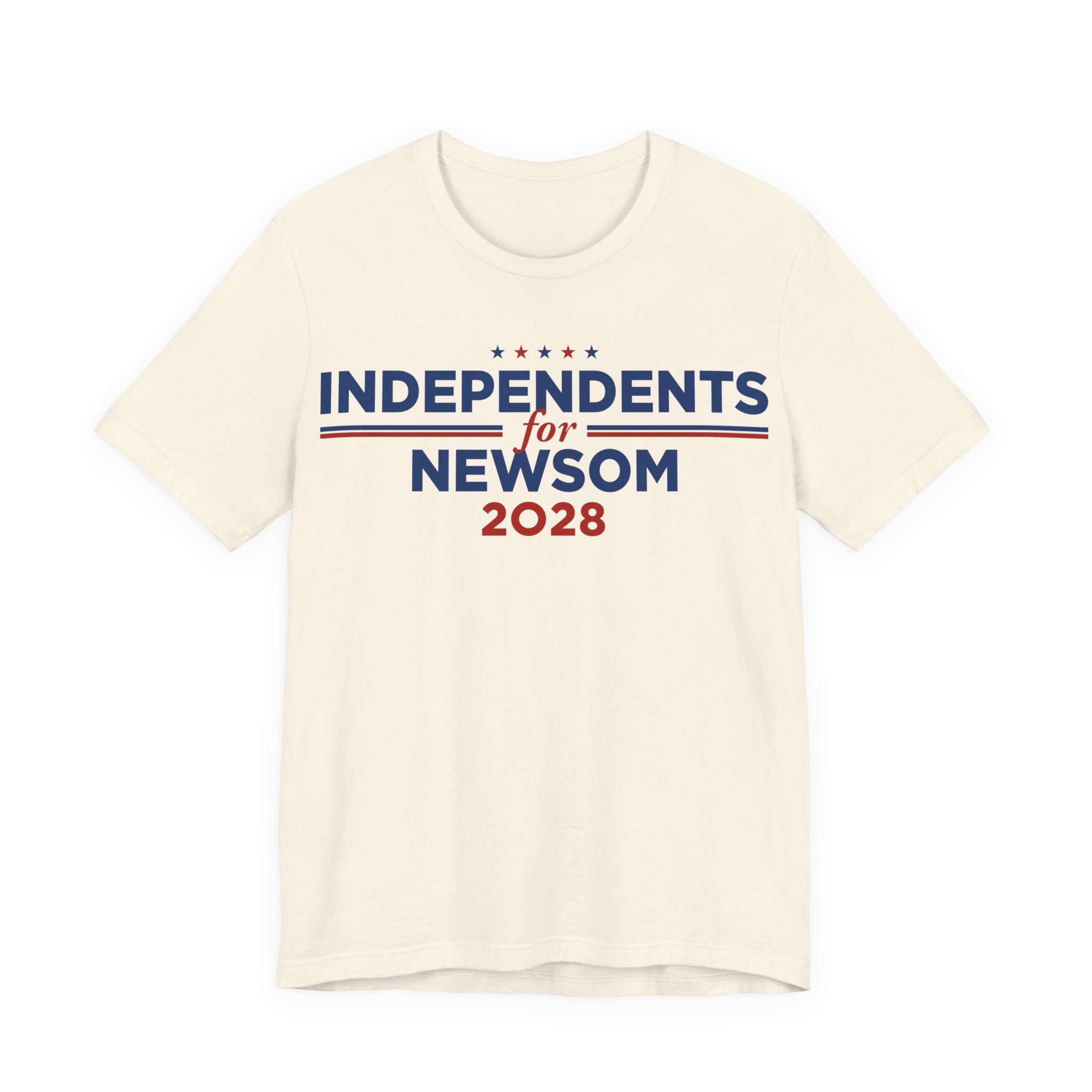 Independents for Gavin Newsom for President Campaign T-Shirt 2028