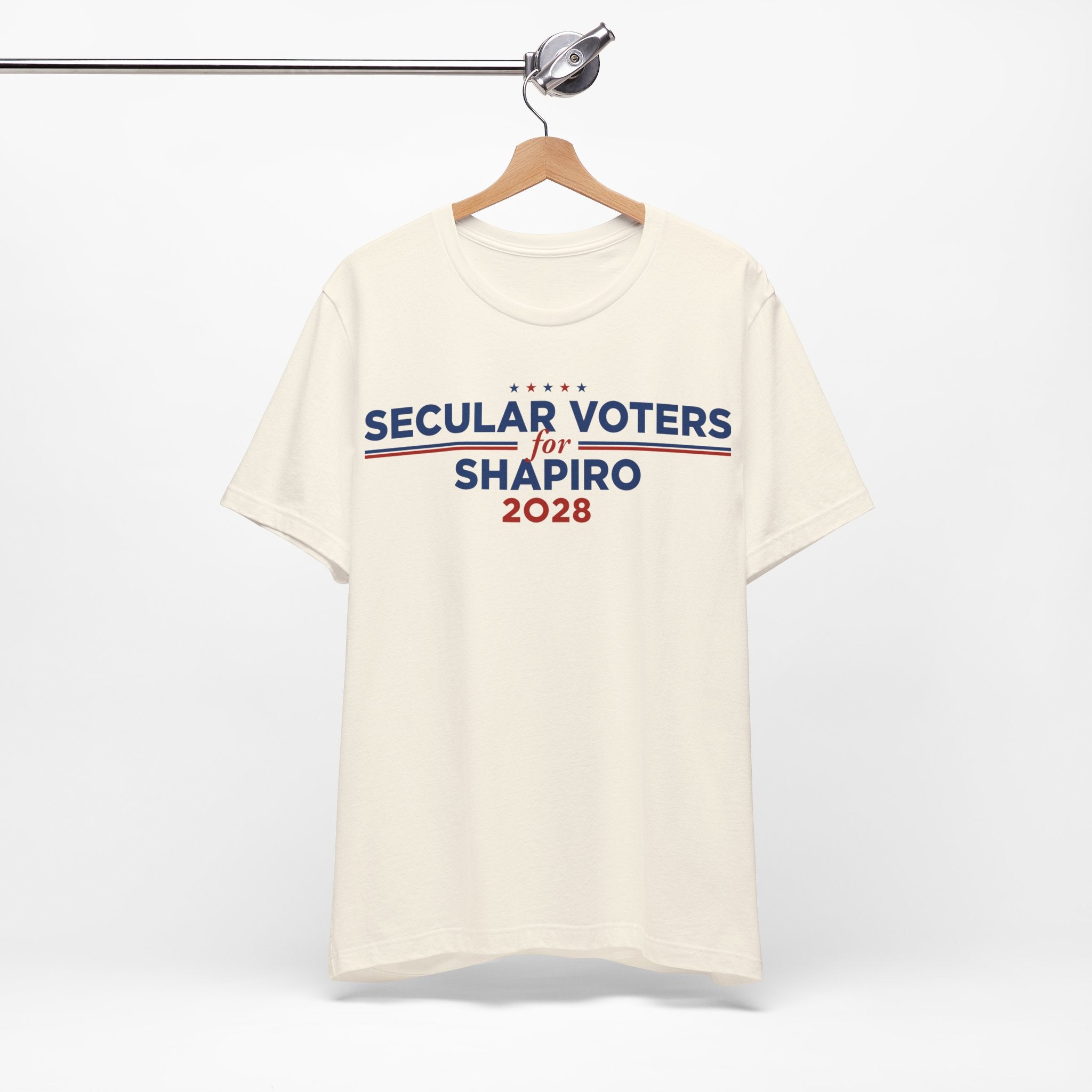 Secular Voters for Josh Shapiro for President Campaign T-Shirt 2028