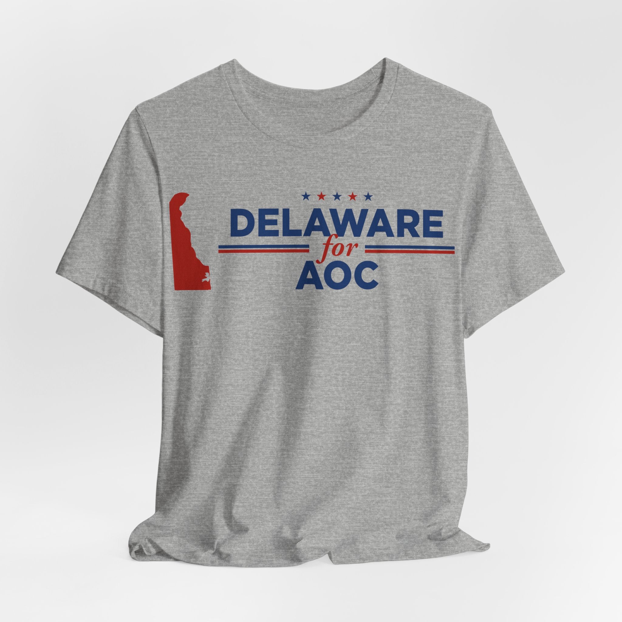 Delaware for AOC for President Campaign T-Shirt 2028