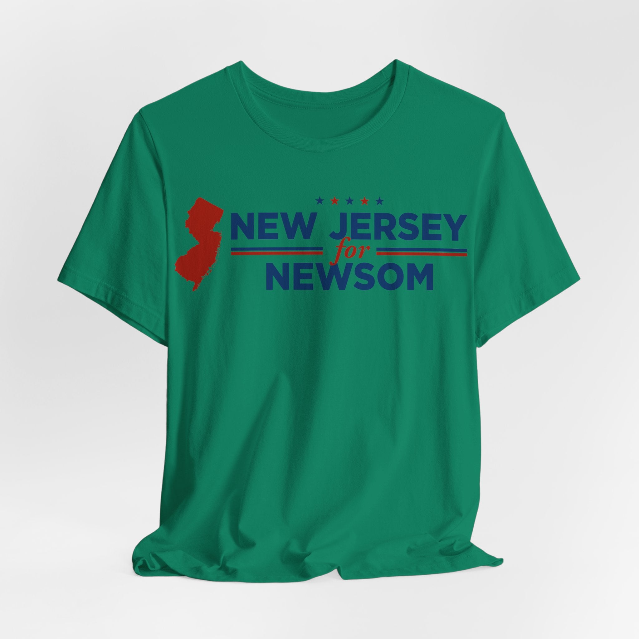 New Jersey for Gavin Newsom for President Campaign T-Shirt 2028