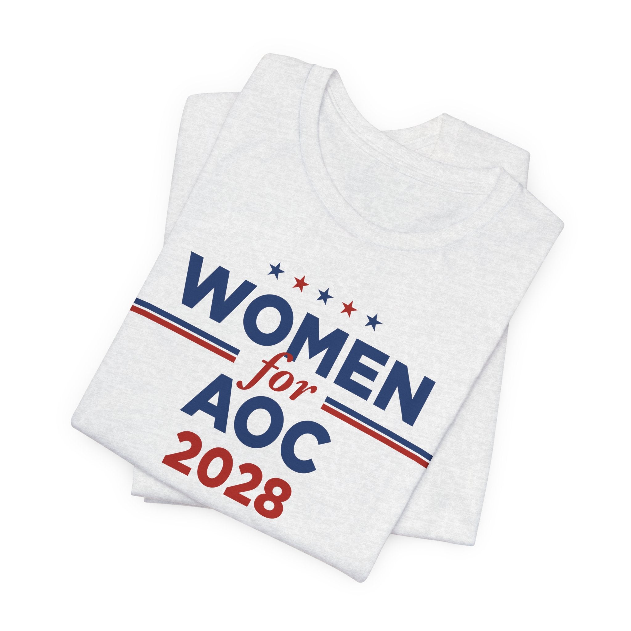 Women for AOC for President Campaign T-Shirt 2028