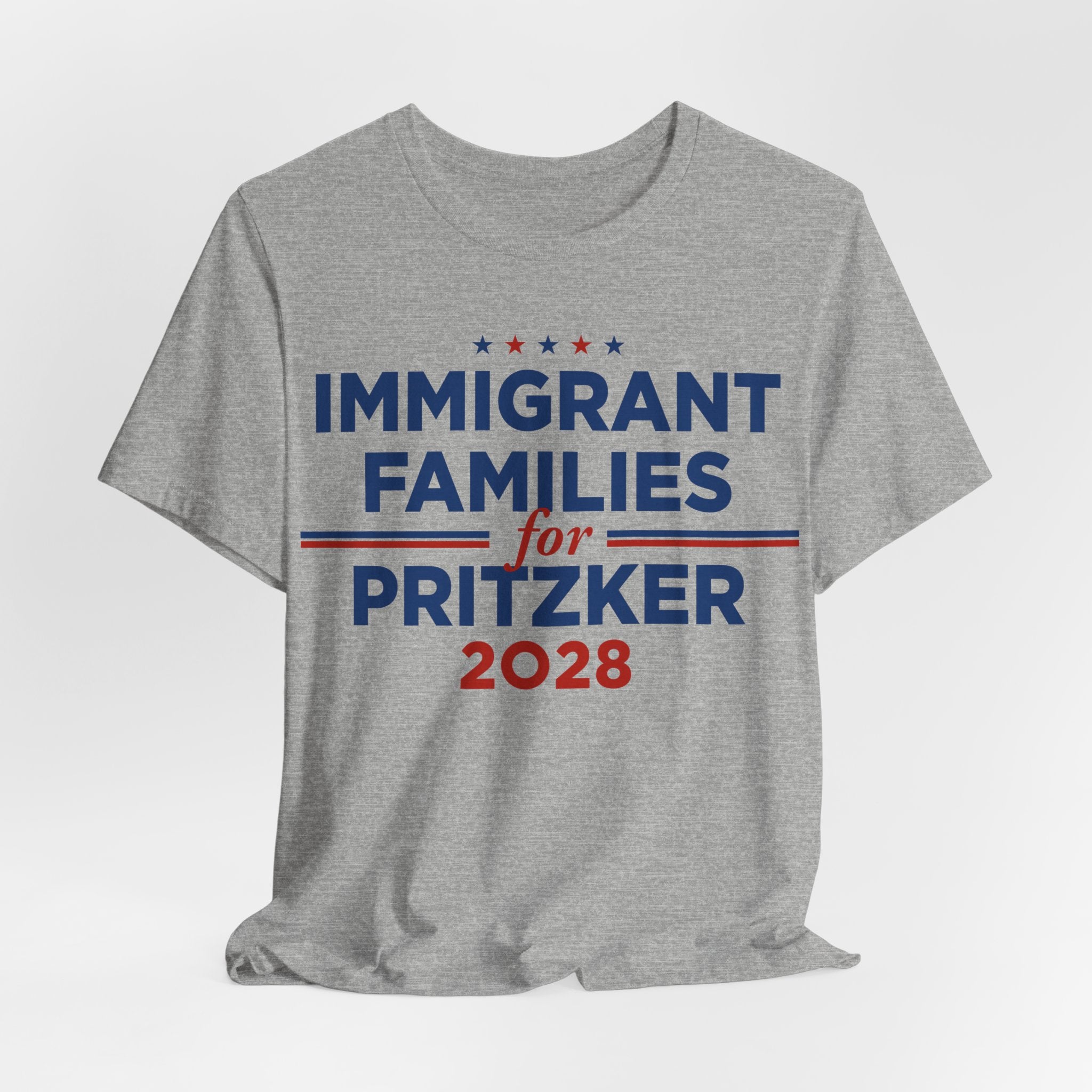 Immigrant Families for J.B. Pritzker for President Campaign T-Shirt 2028