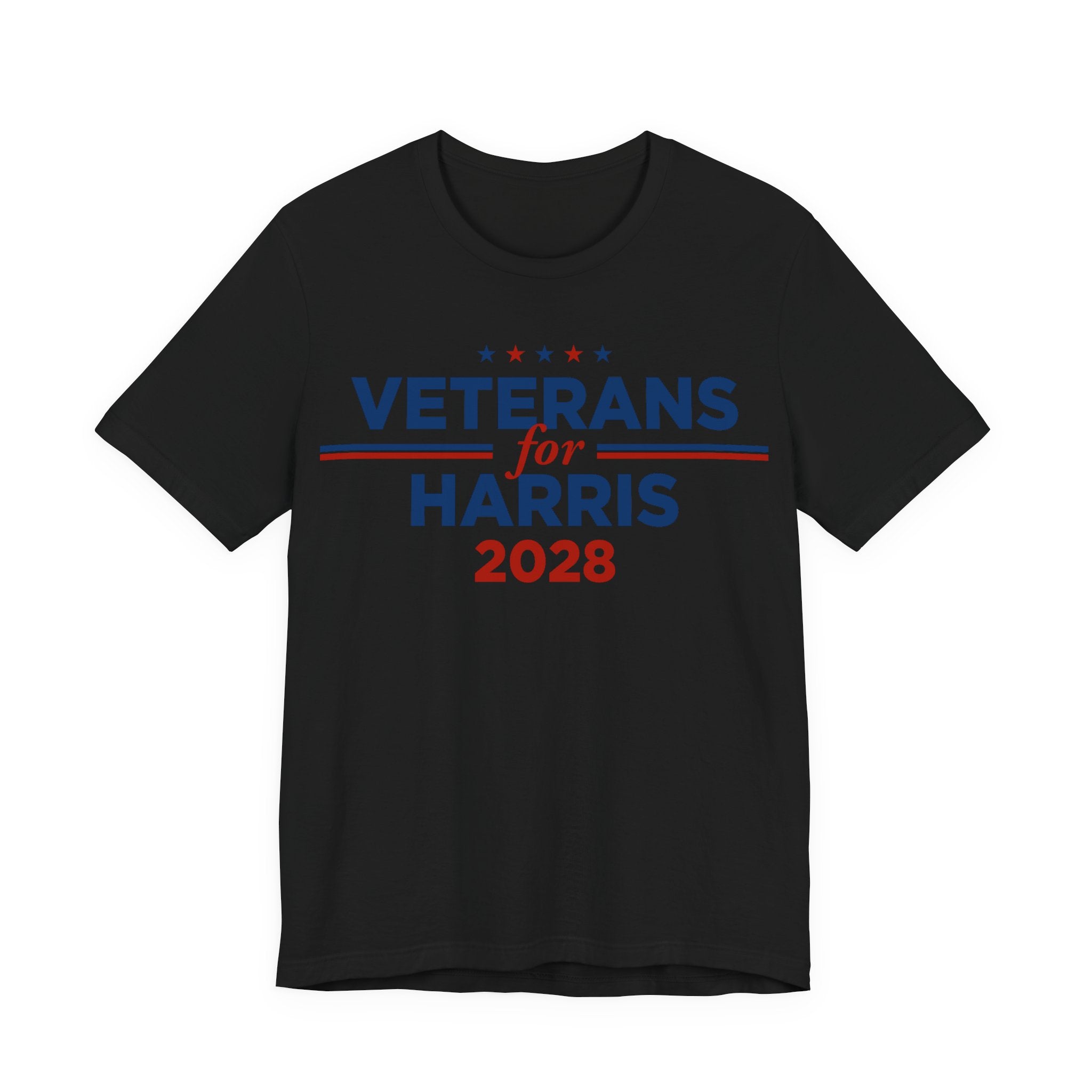 Veterans for Kamala Harris for President Campaign T-Shirt 2028