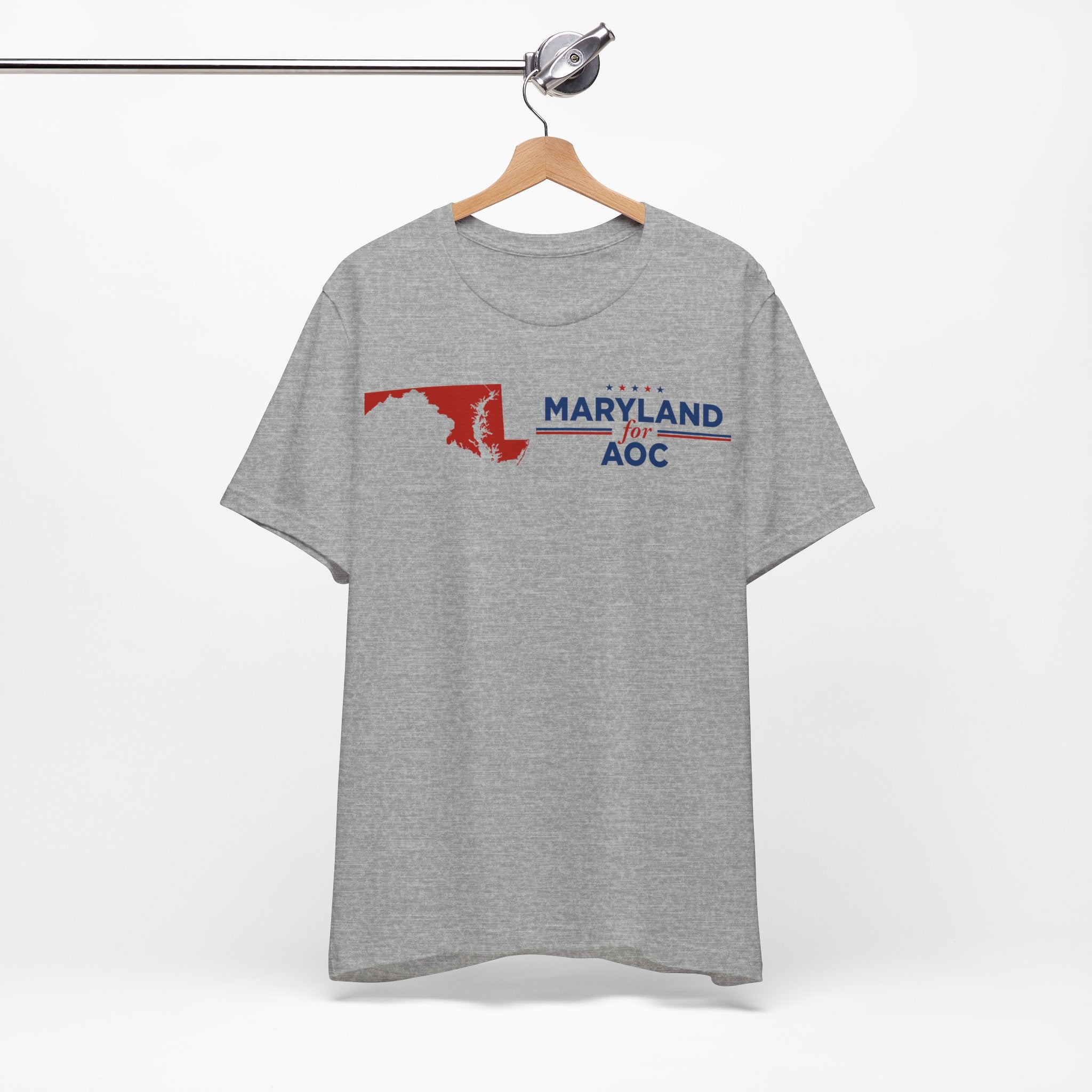 Maryland for AOC for President Campaign T-Shirt 2028