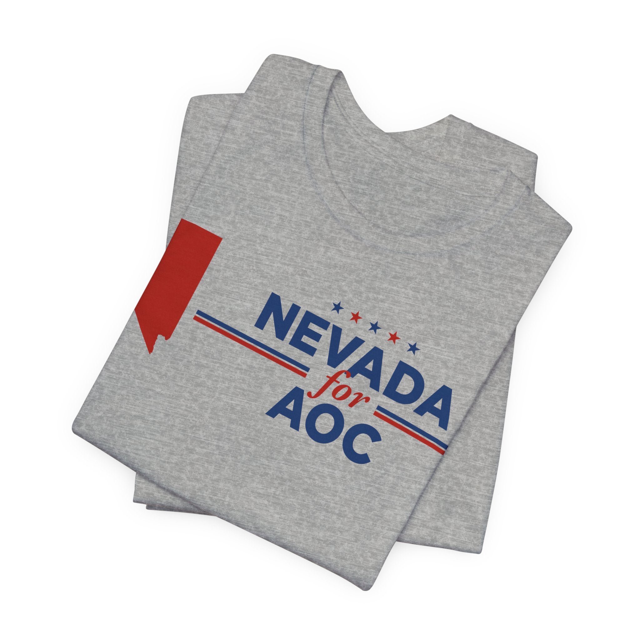 Nevada for AOC for President Campaign T-Shirt 2028