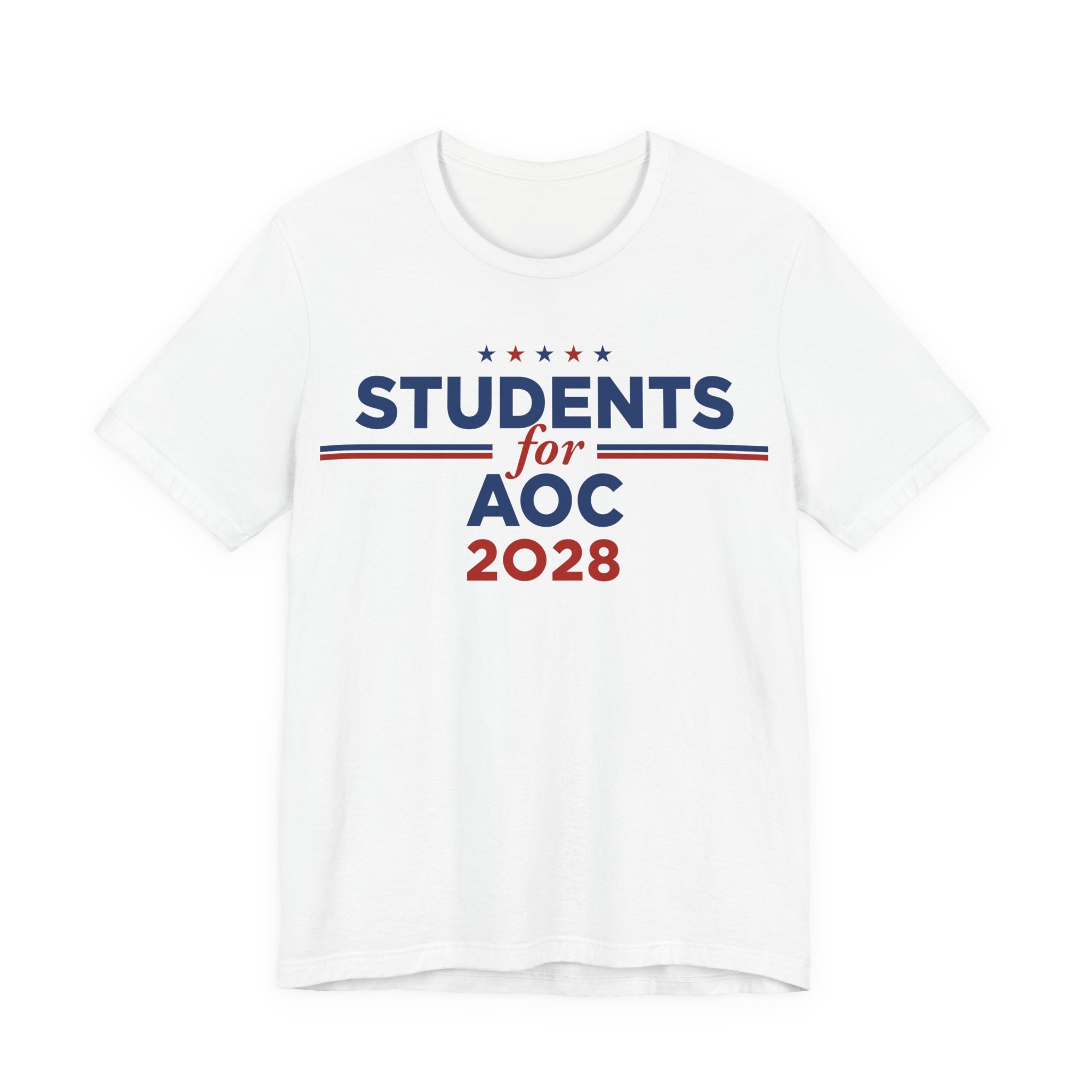 Students for AOC for President Campaign T-Shirt 2028