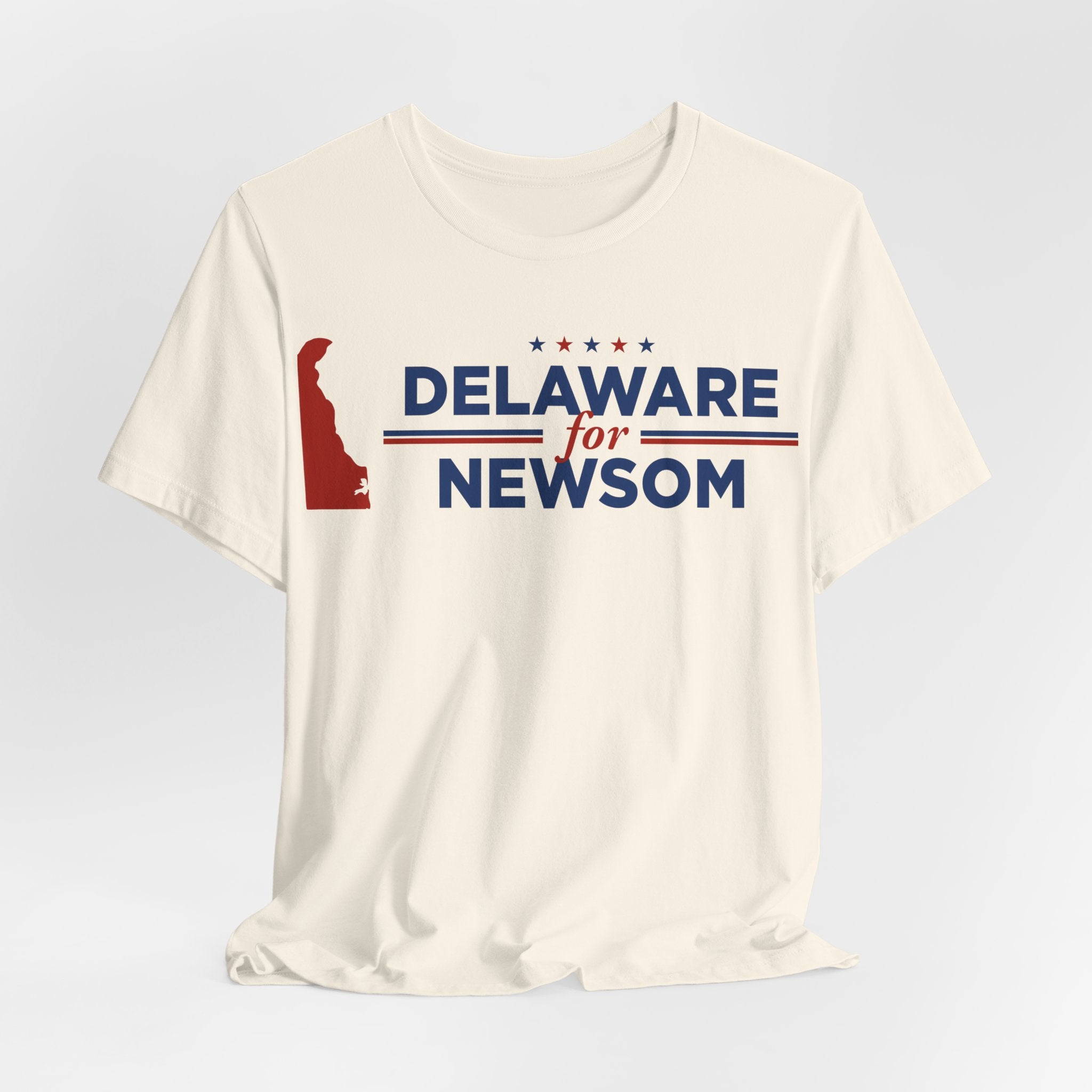 Delaware for Gavin Newsom for President Campaign T-Shirt 2028
