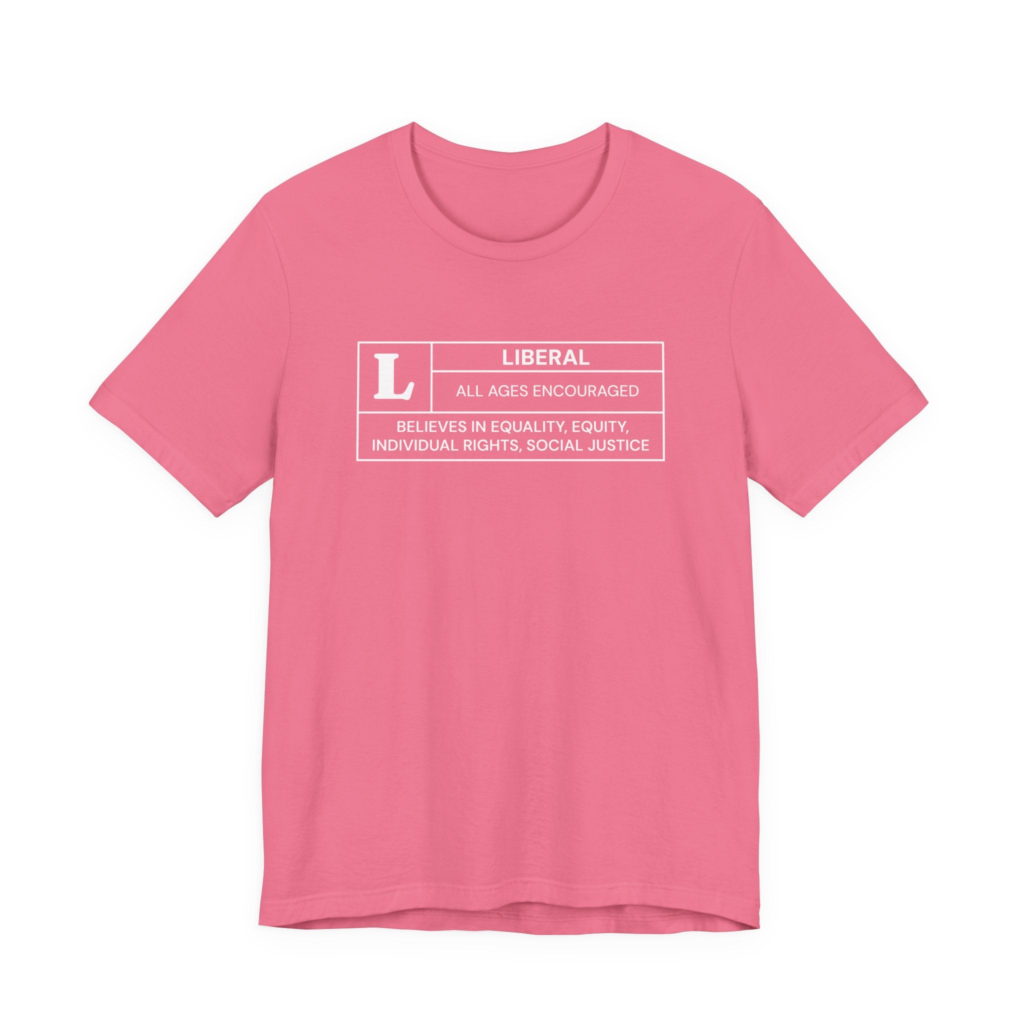 Funny Liberal Ratings Unisex Jersey Short Sleeve T-Shirt