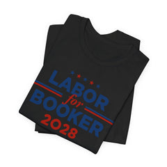 Labor for Cory Booker for President Campaign T-Shirt 2028