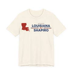 Louisiana for Josh Shapiro for President Campaign T-Shirt 2028