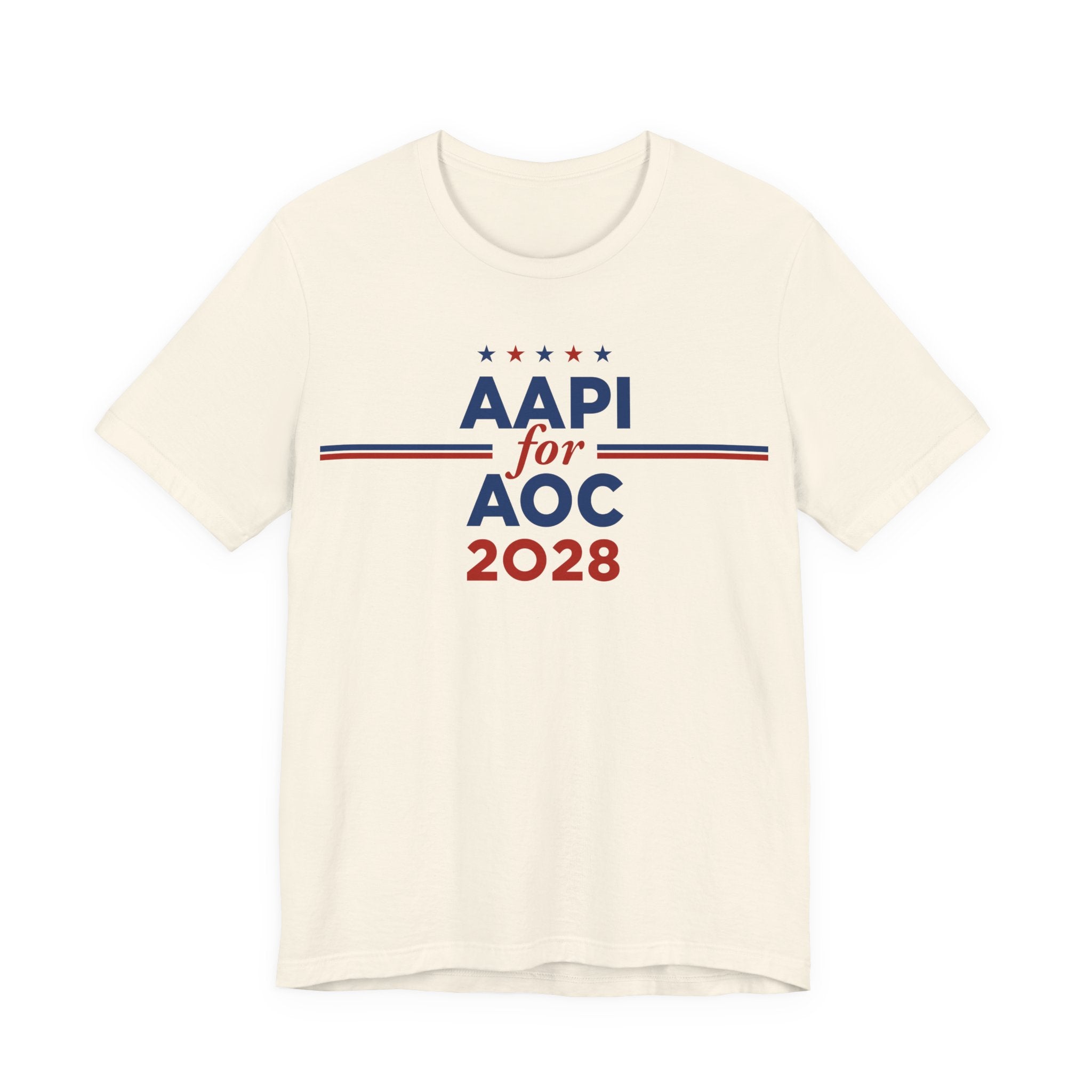 AAPI Asian American and Pacific Islander for AOC Campaign T-Shirt for President 2028