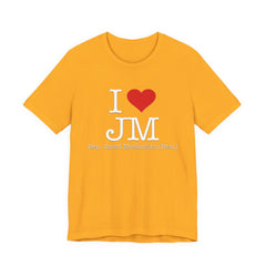 I Love Jared Moskowitz - Funny Brilliant Congressman - House of Representatives Unisex Jersey Short Sleeve T-Shirt