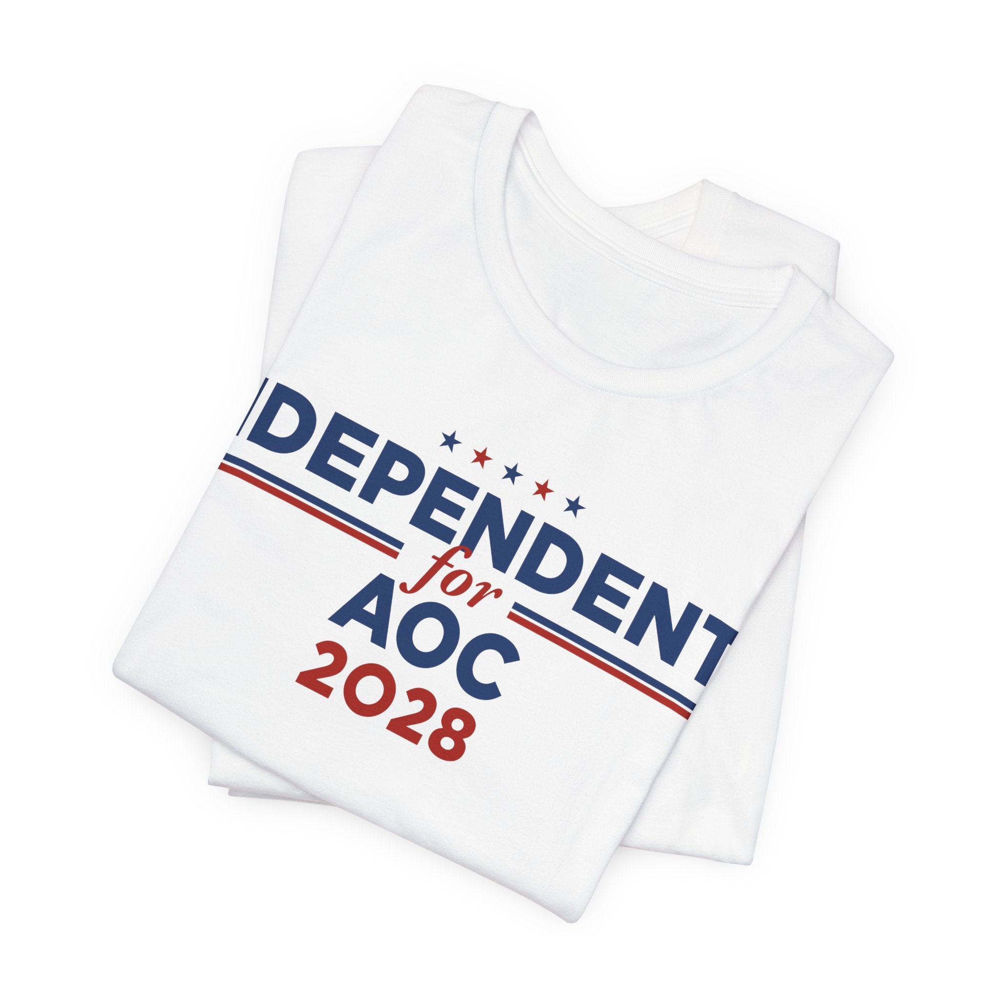 Independents for AOC for President Campaign T-Shirt 2028