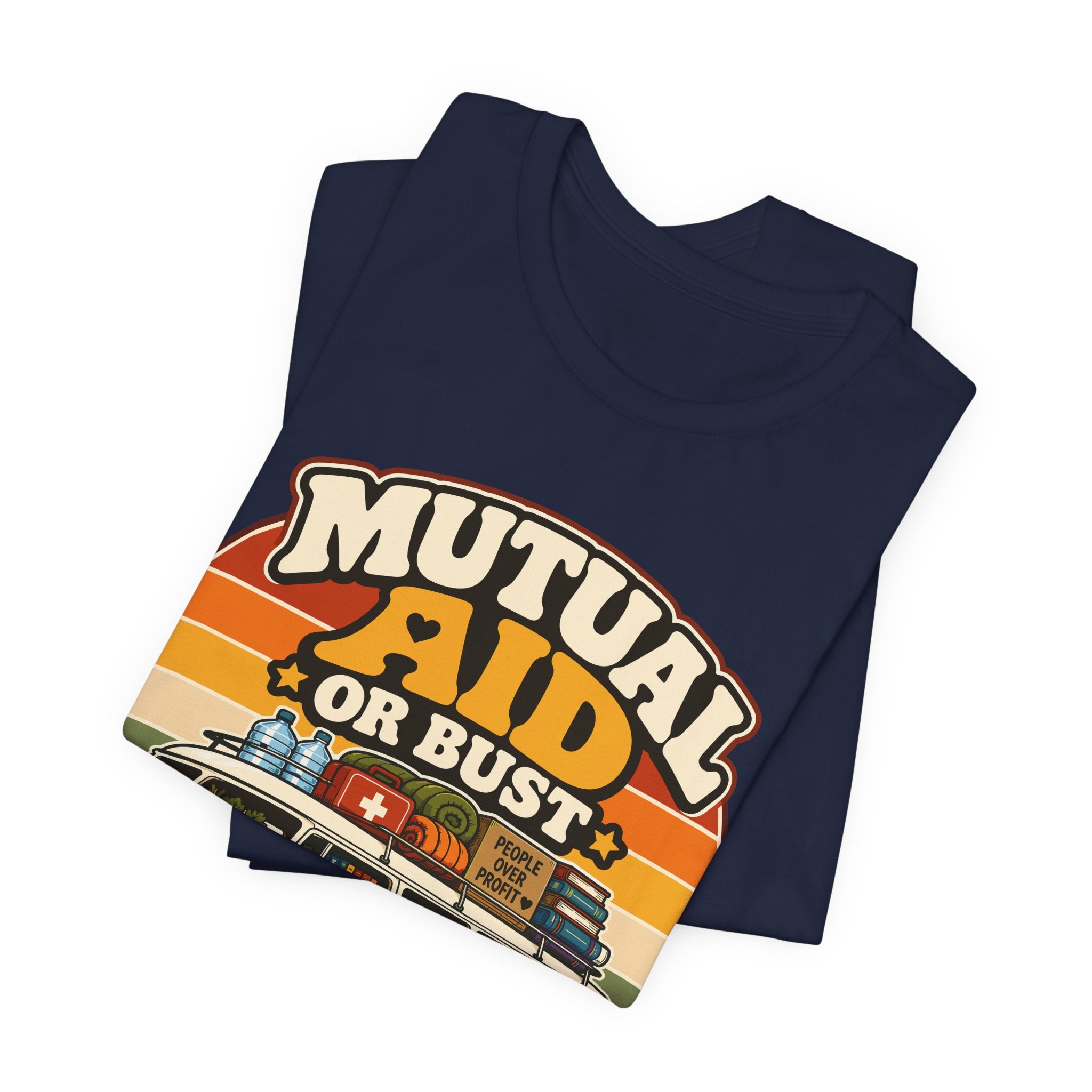 Community Care Caravan T-Shirt | Mutual Aid Progressive Graphic Tee