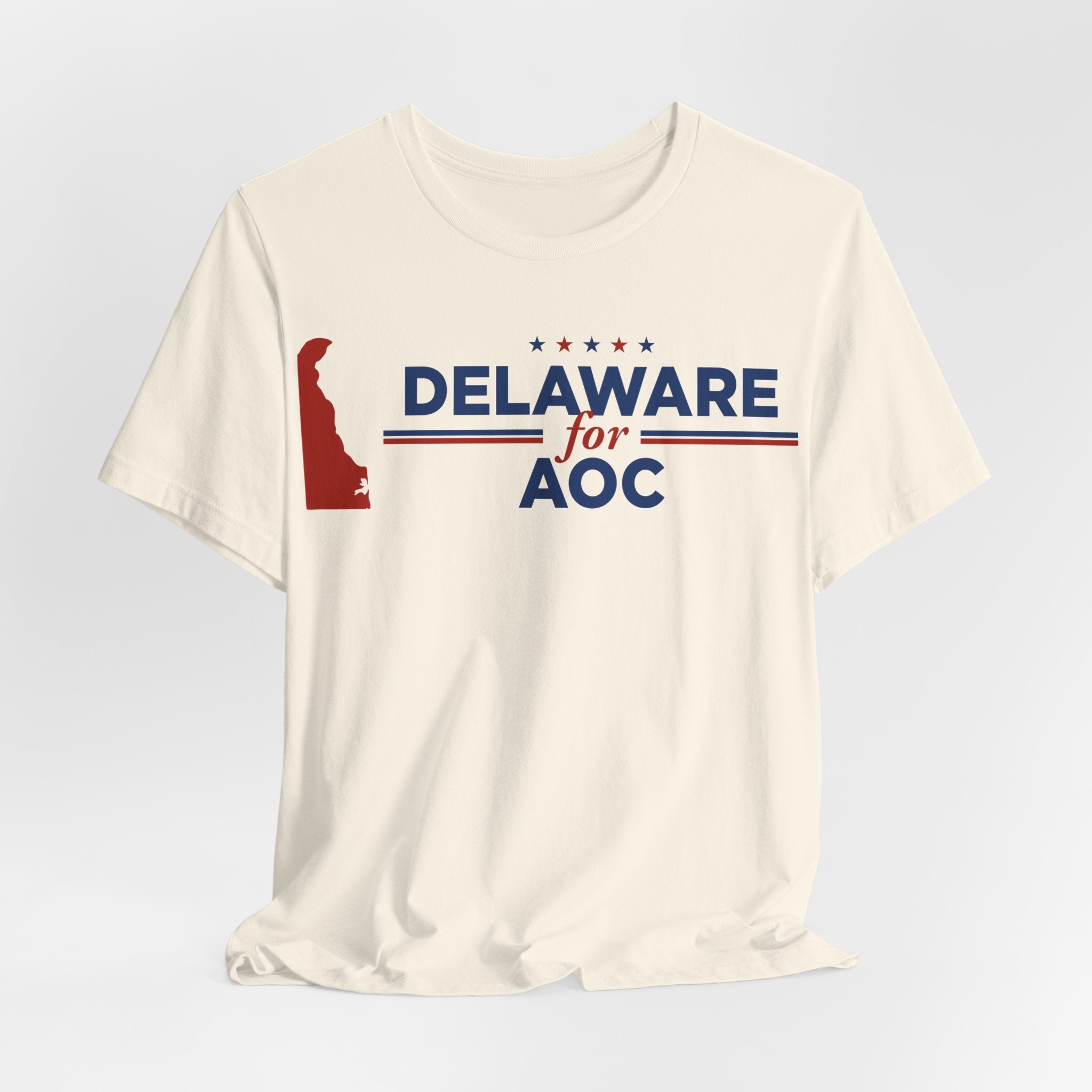 Delaware for AOC for President Campaign T-Shirt 2028