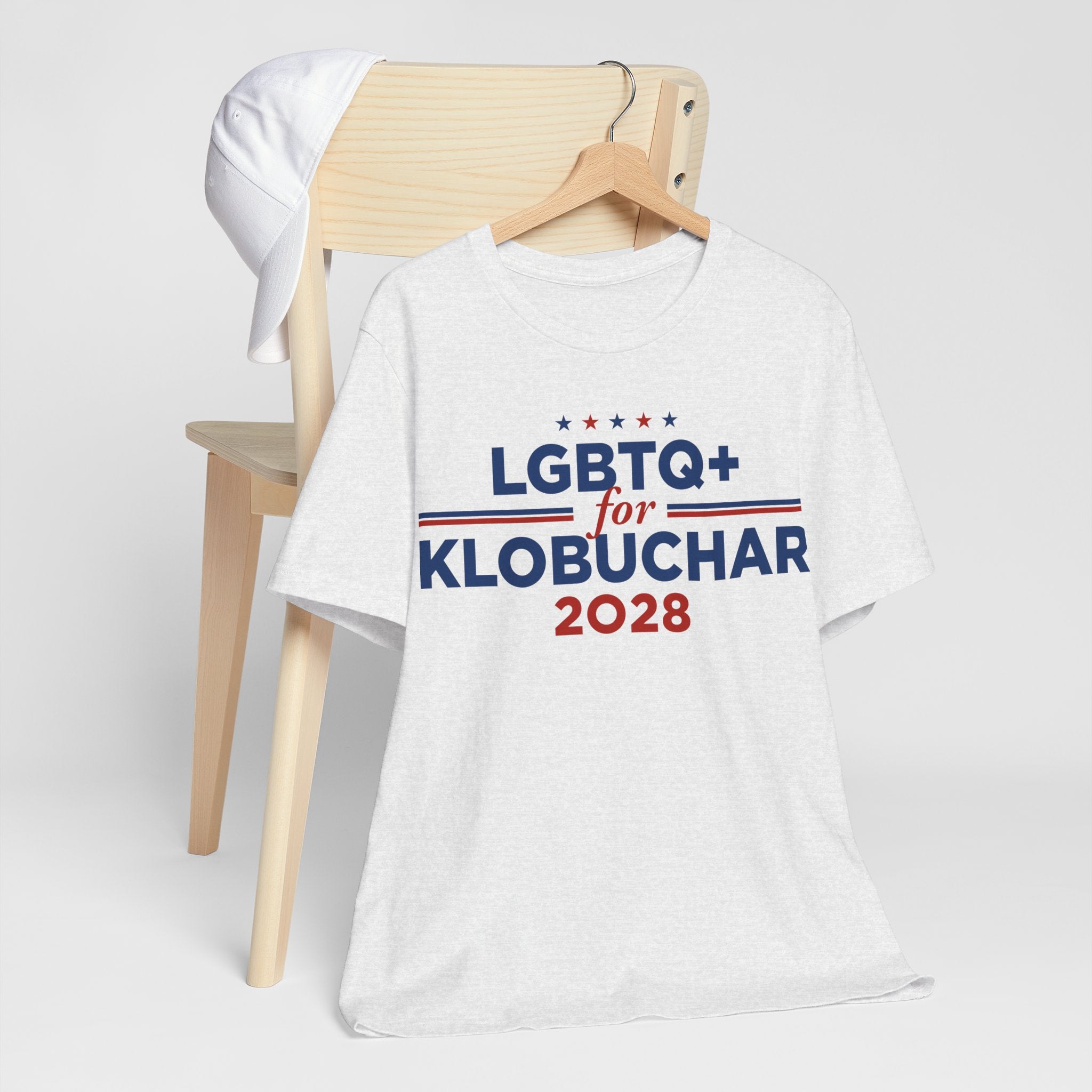 LGBTQ+ for Amy Klobuchar for President Campaign T-Shirt 2028