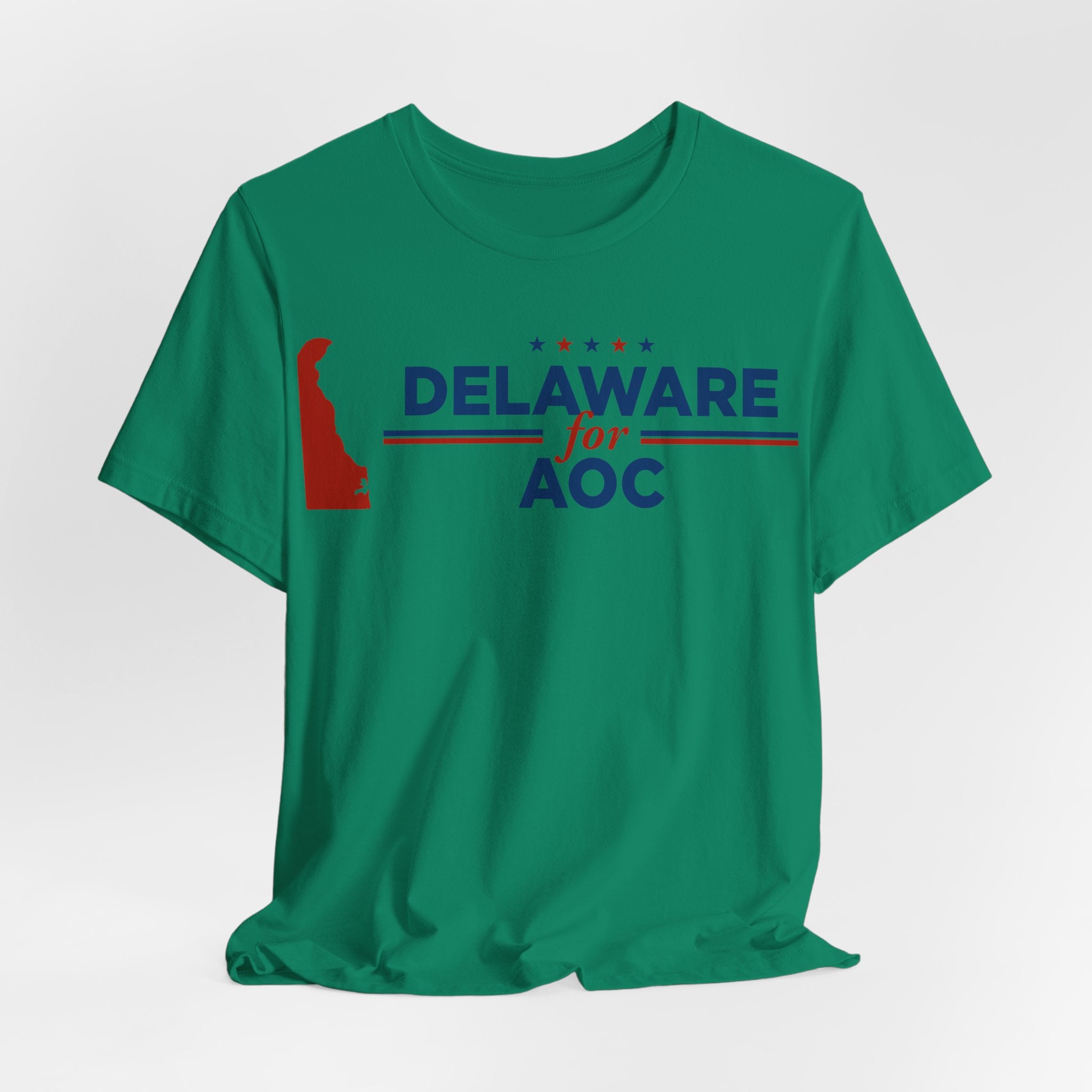 Delaware for AOC for President Campaign T-Shirt 2028