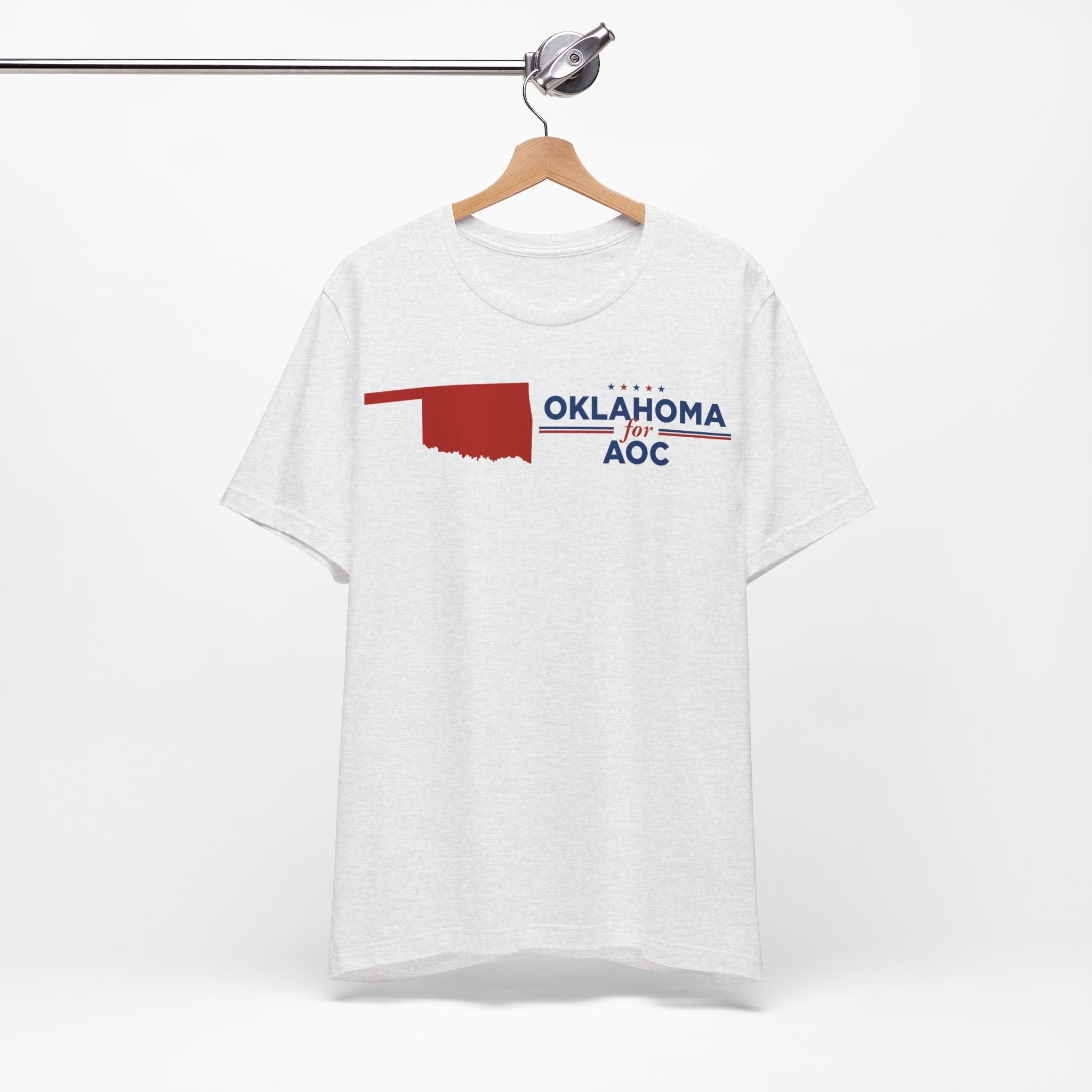 Oklahoma for AOC for President Campaign T-Shirt 2028