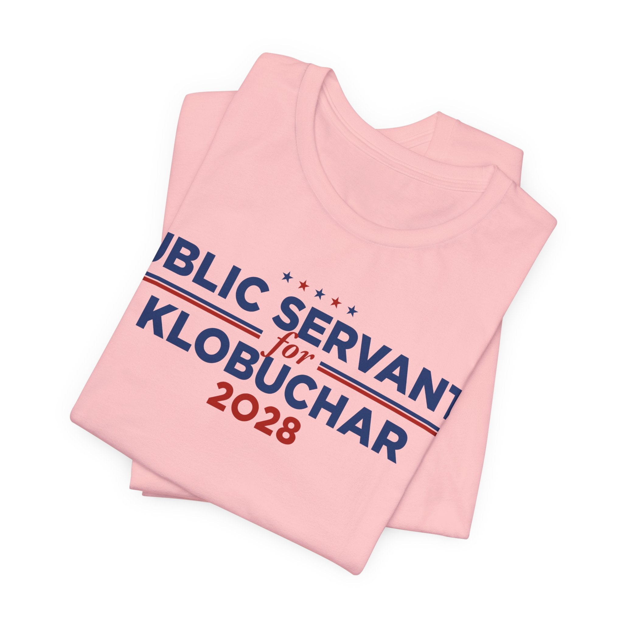 Public Servants for Amy Klobuchar for President Campaign T-Shirt 2028